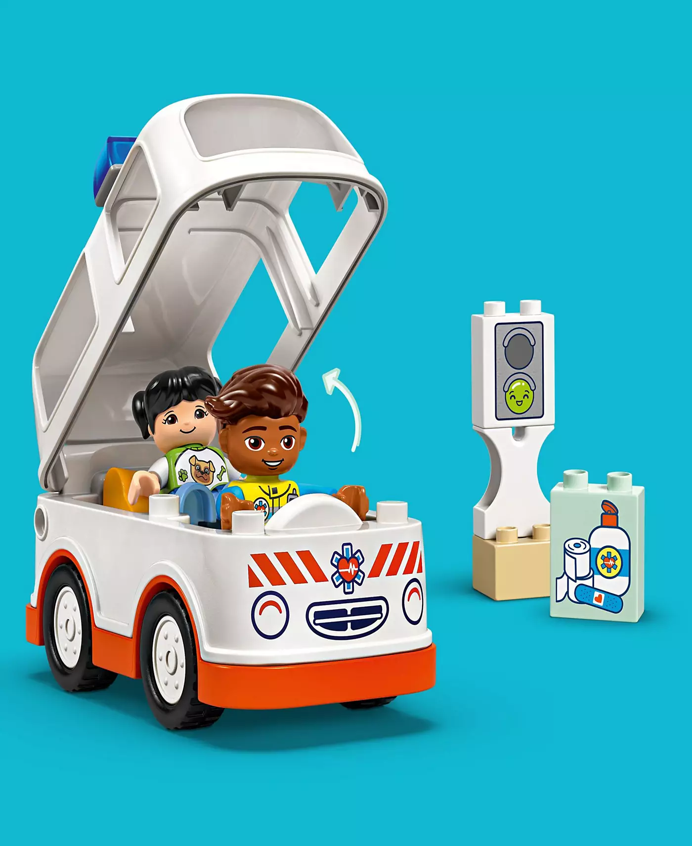 Водитель скорой помощи LEGO® DUPLO Town, конструктор 10447, 19 деталей