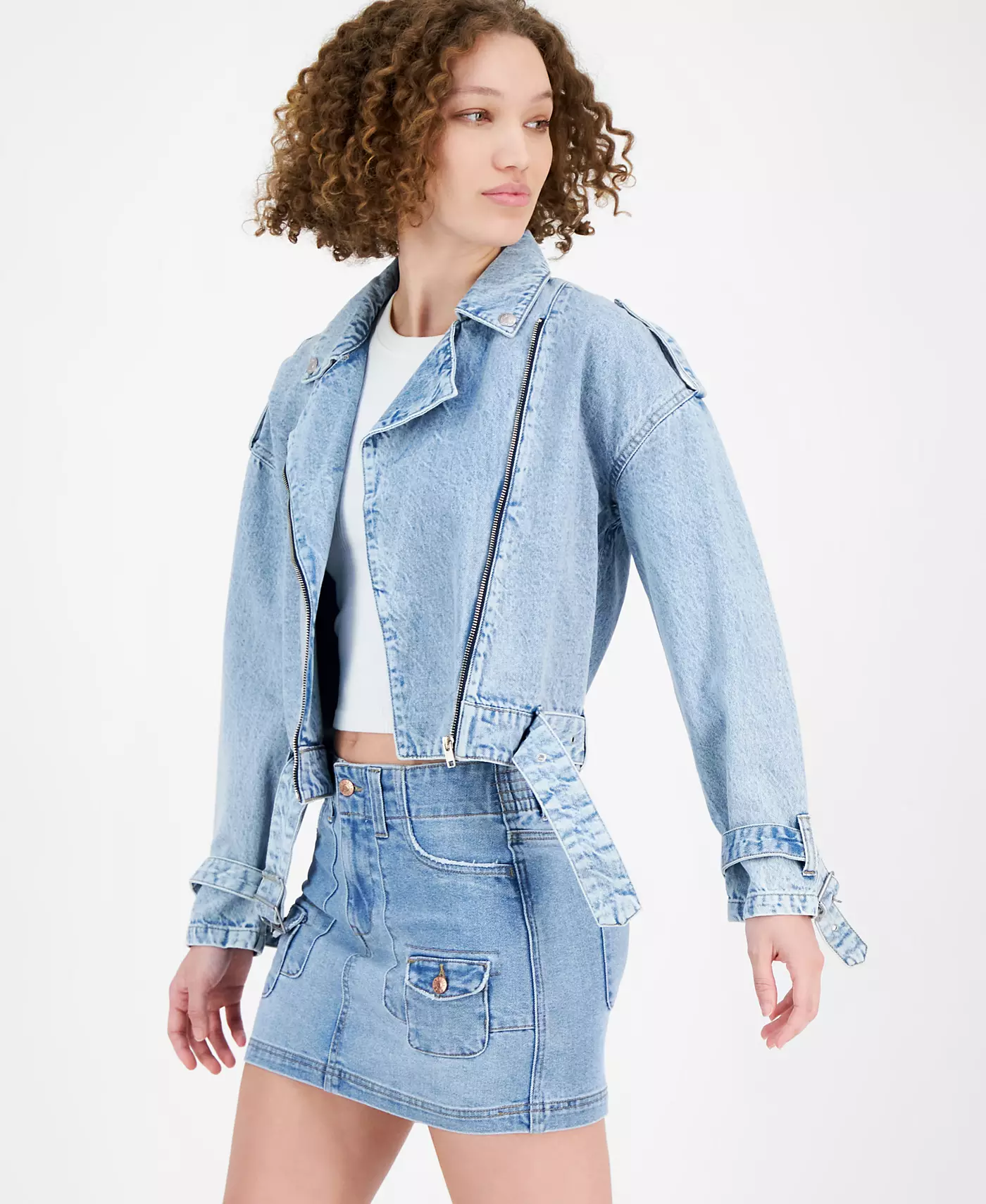 Джинсовая куртка Planet Heart Juniors с поясом