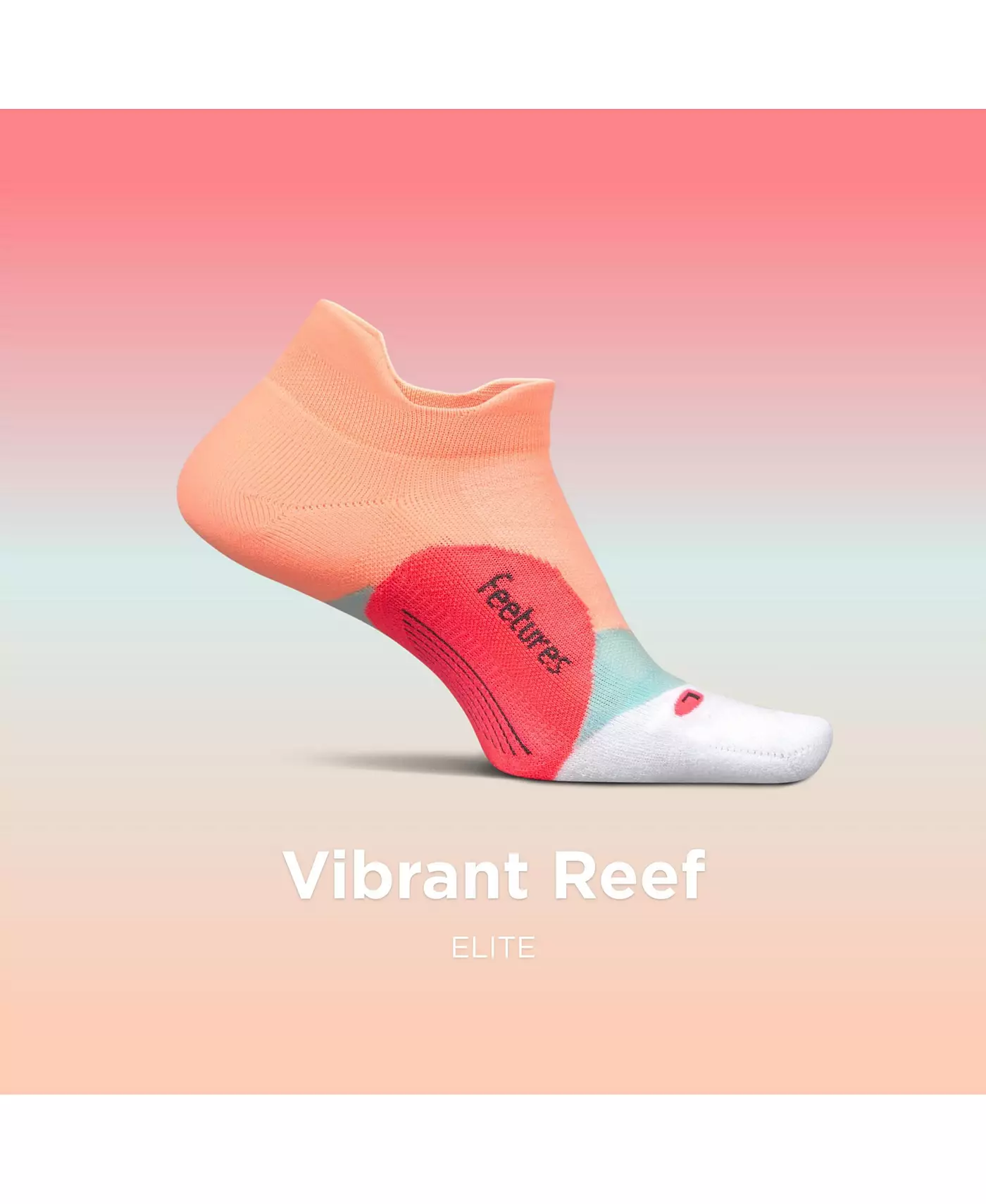 Носки Feetures Elite Light Cushion No Show Tab Ankle Socks — спортивные носки с направленной компрессией