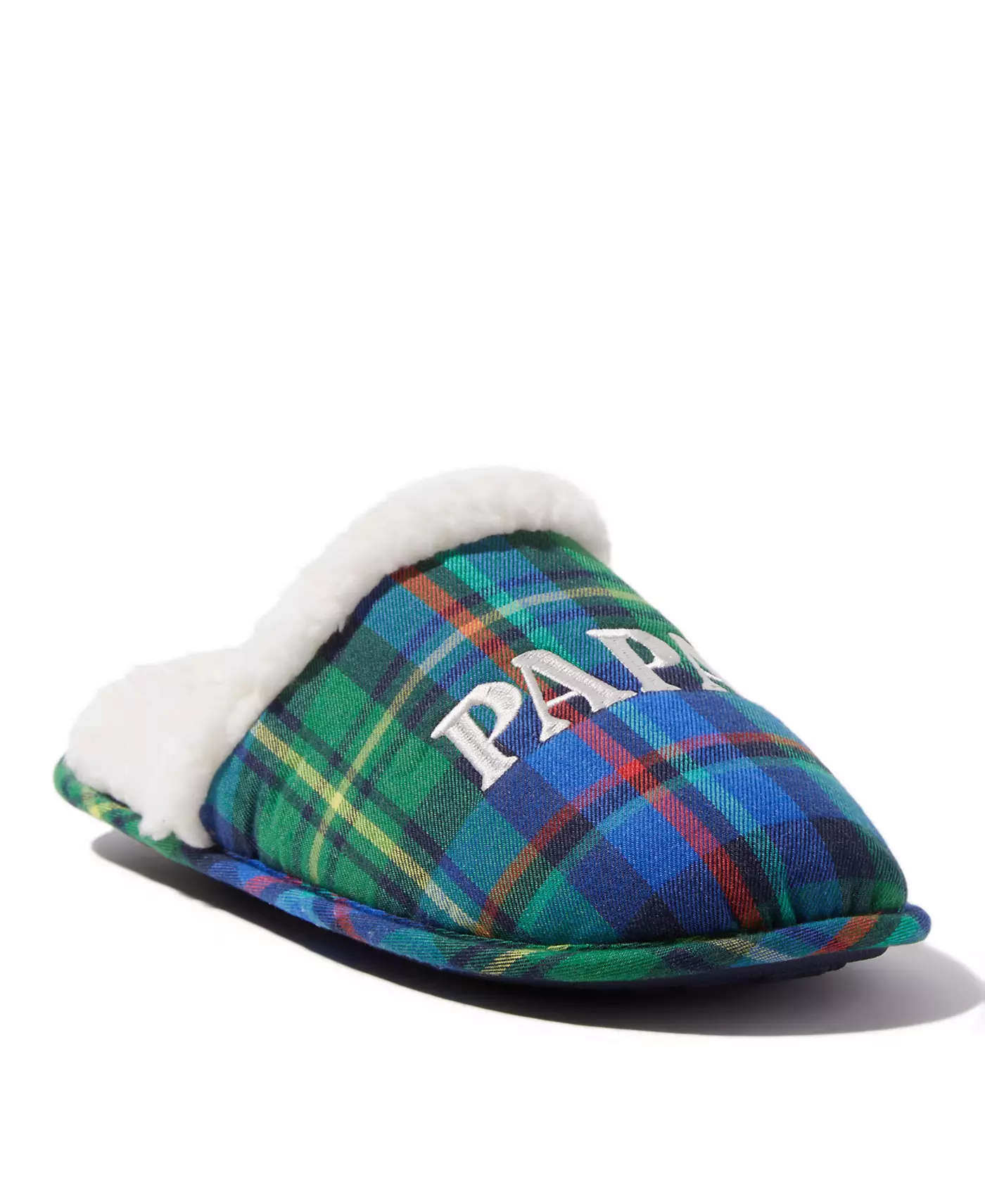 Мужские тапочки Dearfoams Papa Bear Plaid Dad Scuff