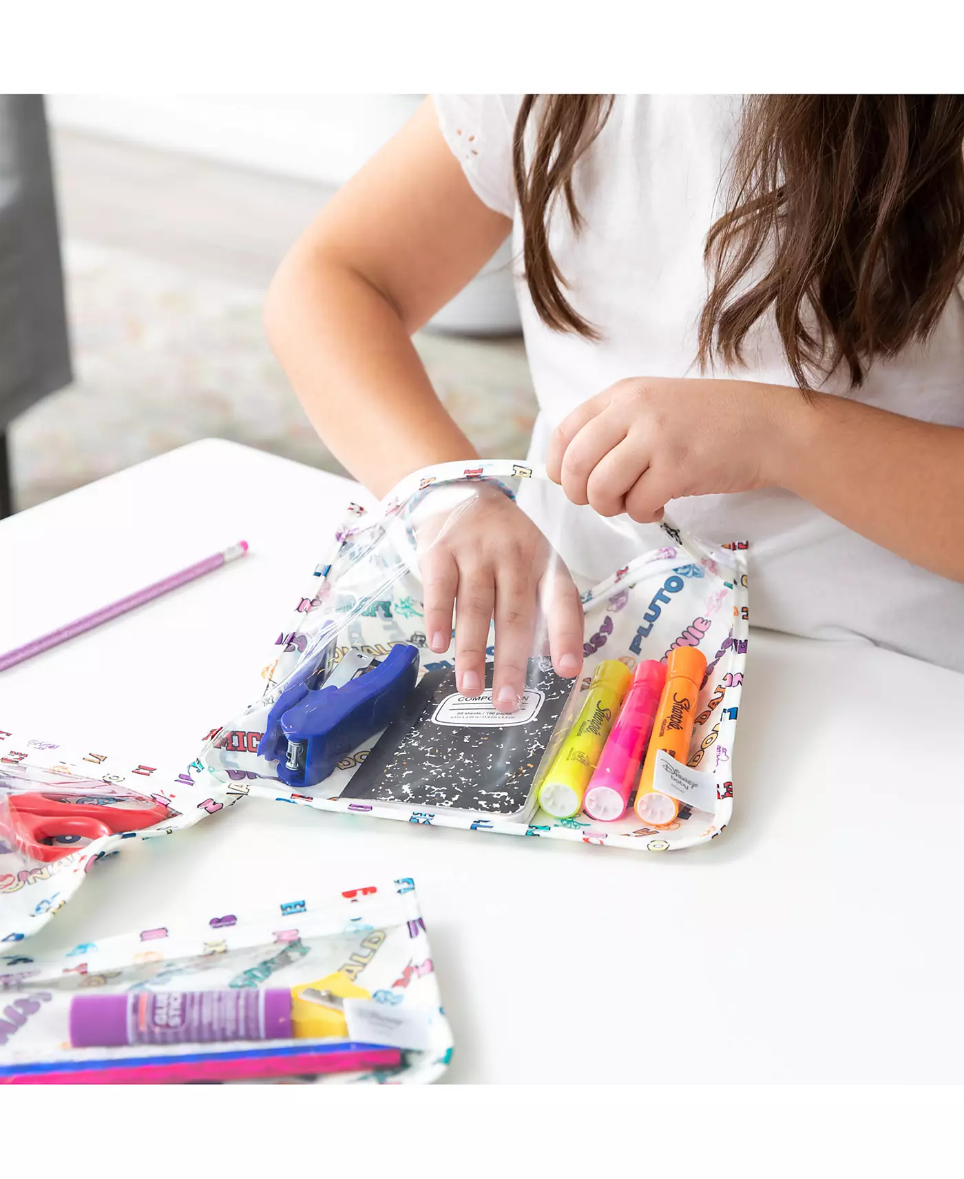 Bumkins Baby 3-Pc. Disney Mickey & Friends Водонепроницаемый Прозрачный Дорожный Набор