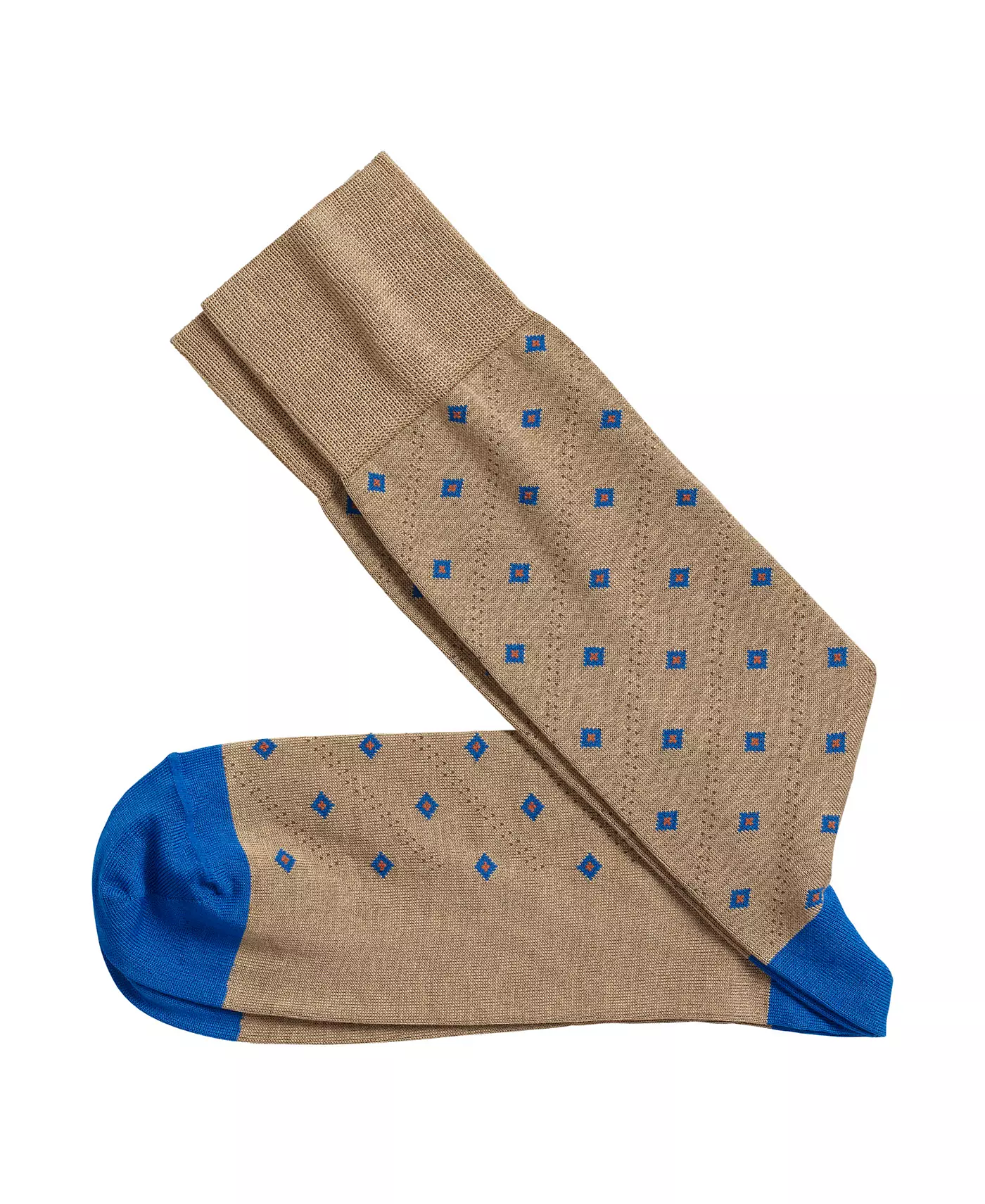 Носки Johnston & Murphy с плавающим ромбовидным узором