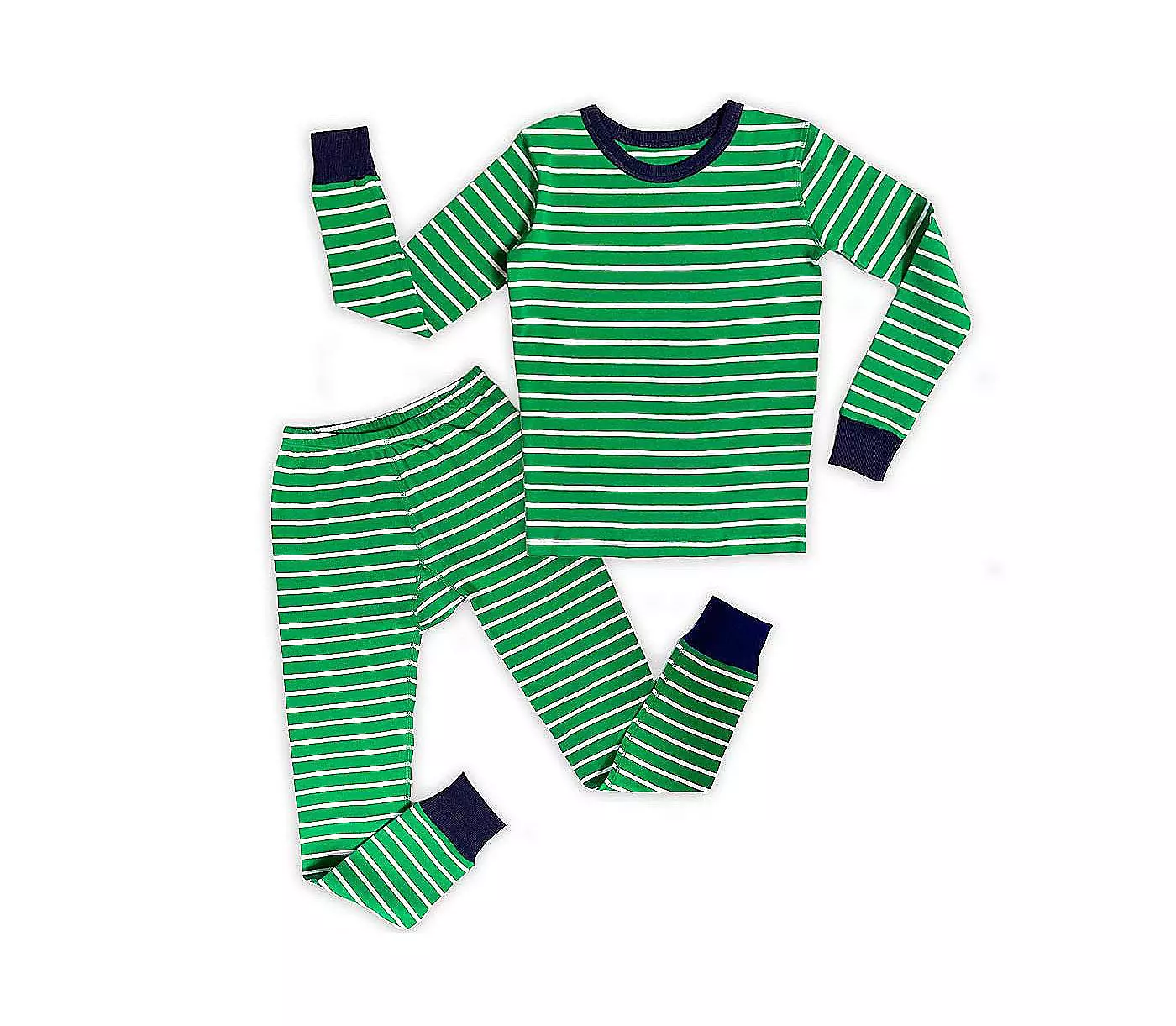 Пижама облегающая Mightly Toddler из 100% хлопка, справедливая торговля, комплект из 2 предметов