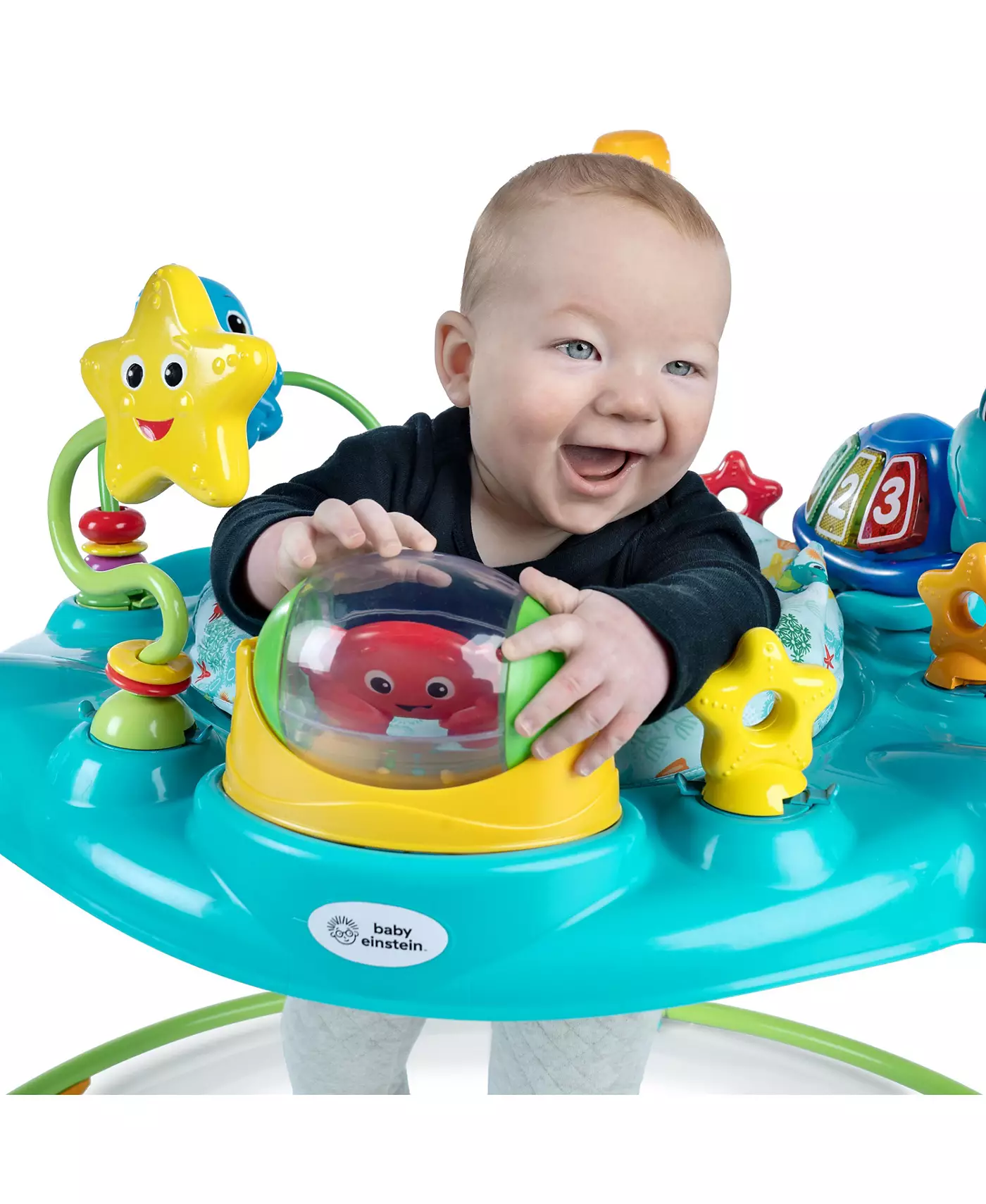 Детский развивающий прыгун Baby Einstein Curiosity Cove™ 2-в-1