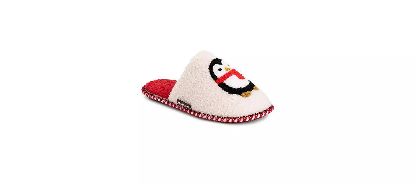 MUK LUKS женские новинки снежинка потертости тапочки