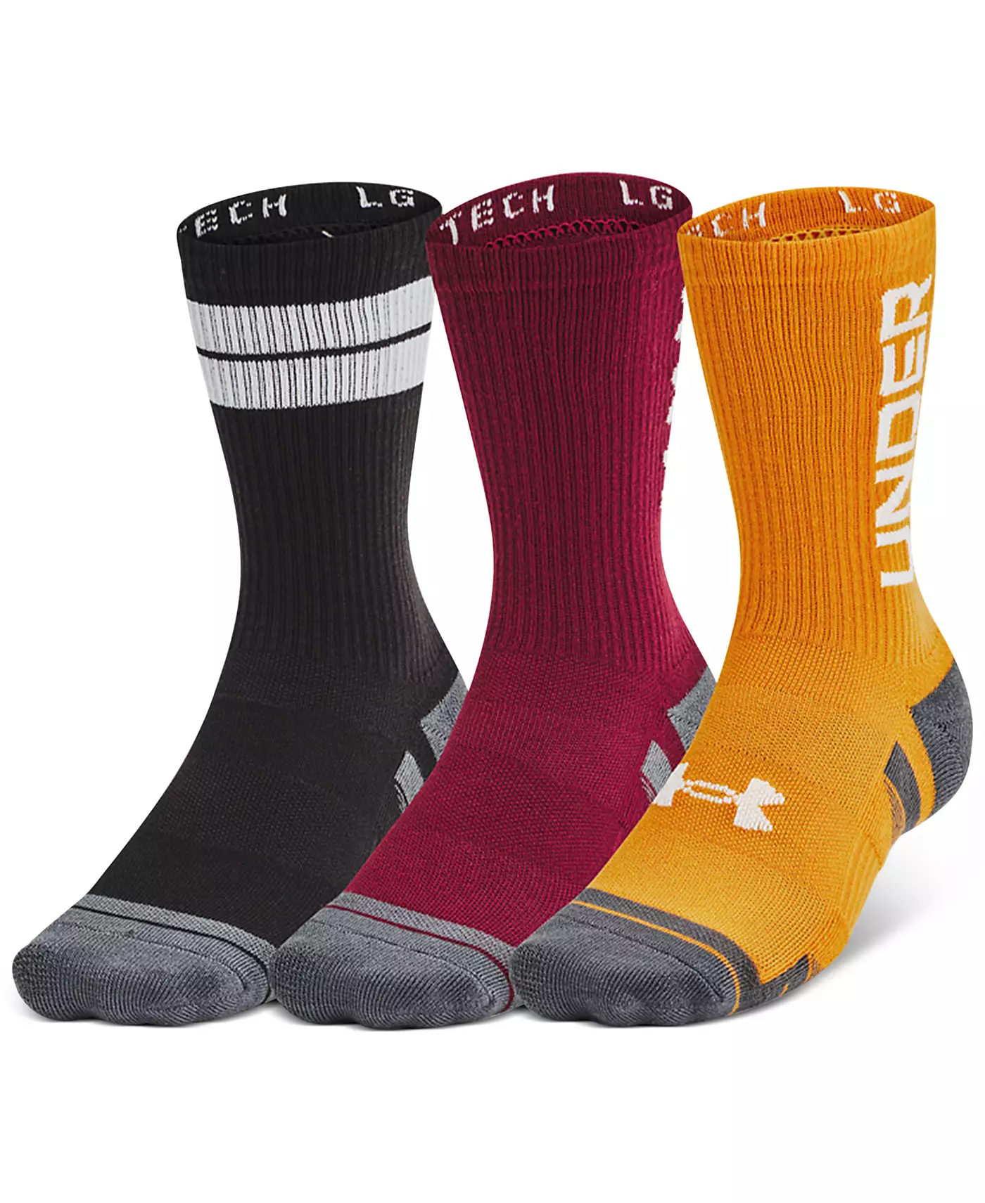 Мужские носки Under Armour Performance Tech 3-Pk. Влагоотводящие носки