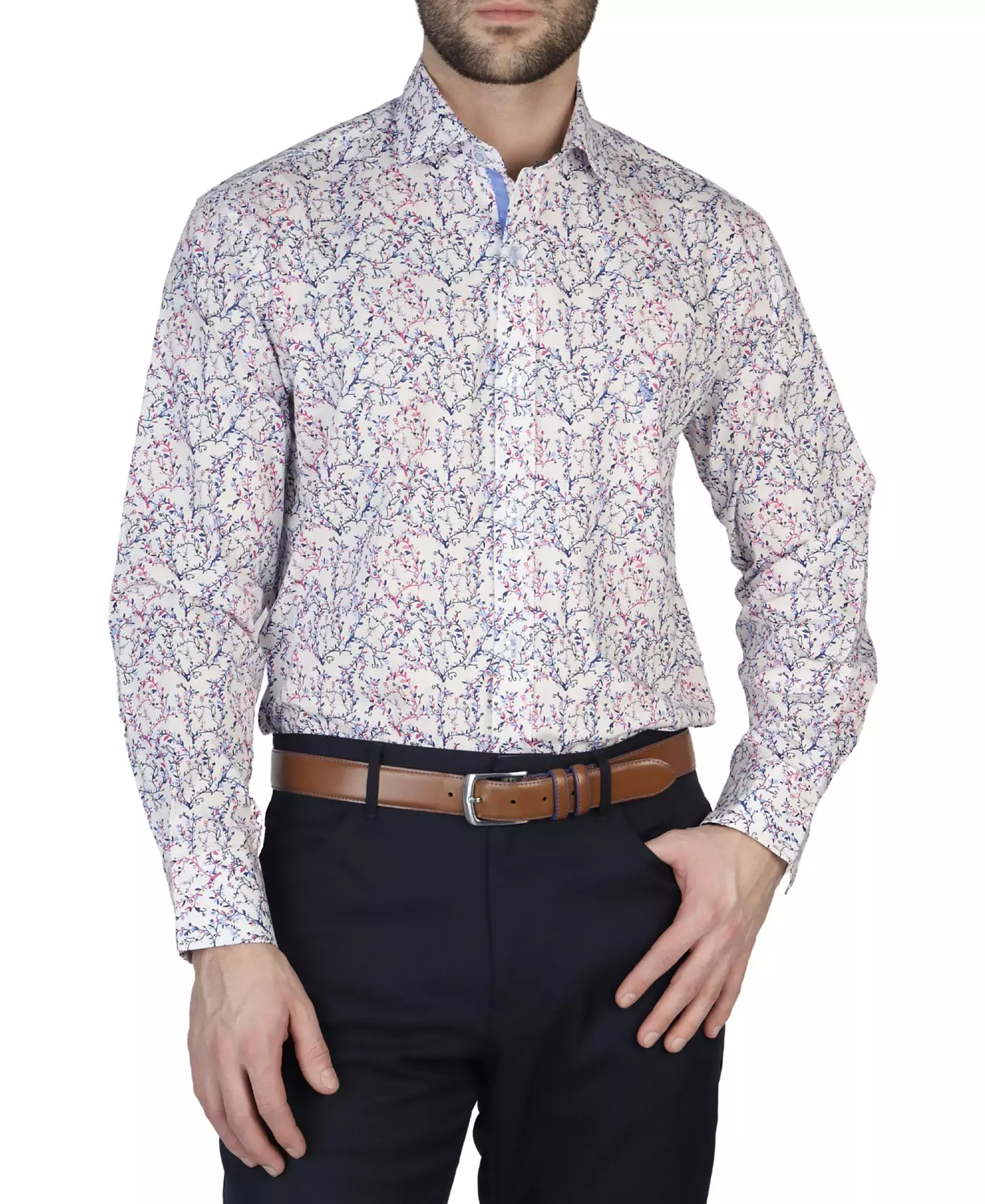 Рубашка с длинным рукавом Tailorbyrd Poplin Stretch