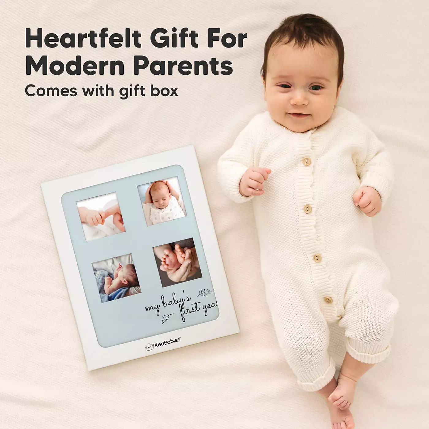 KeaBabies Sketch Baby Memory Book, детские книги для молодых родителей, журнал Milestone, 66-страничный детский альбом для девочек и мальчиков