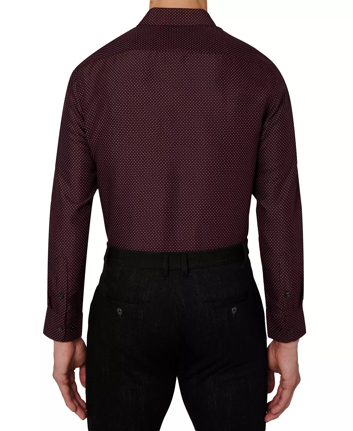 Мужская рубашка Calabrum Regular Fit Dot Print Wrinkle Free Performance