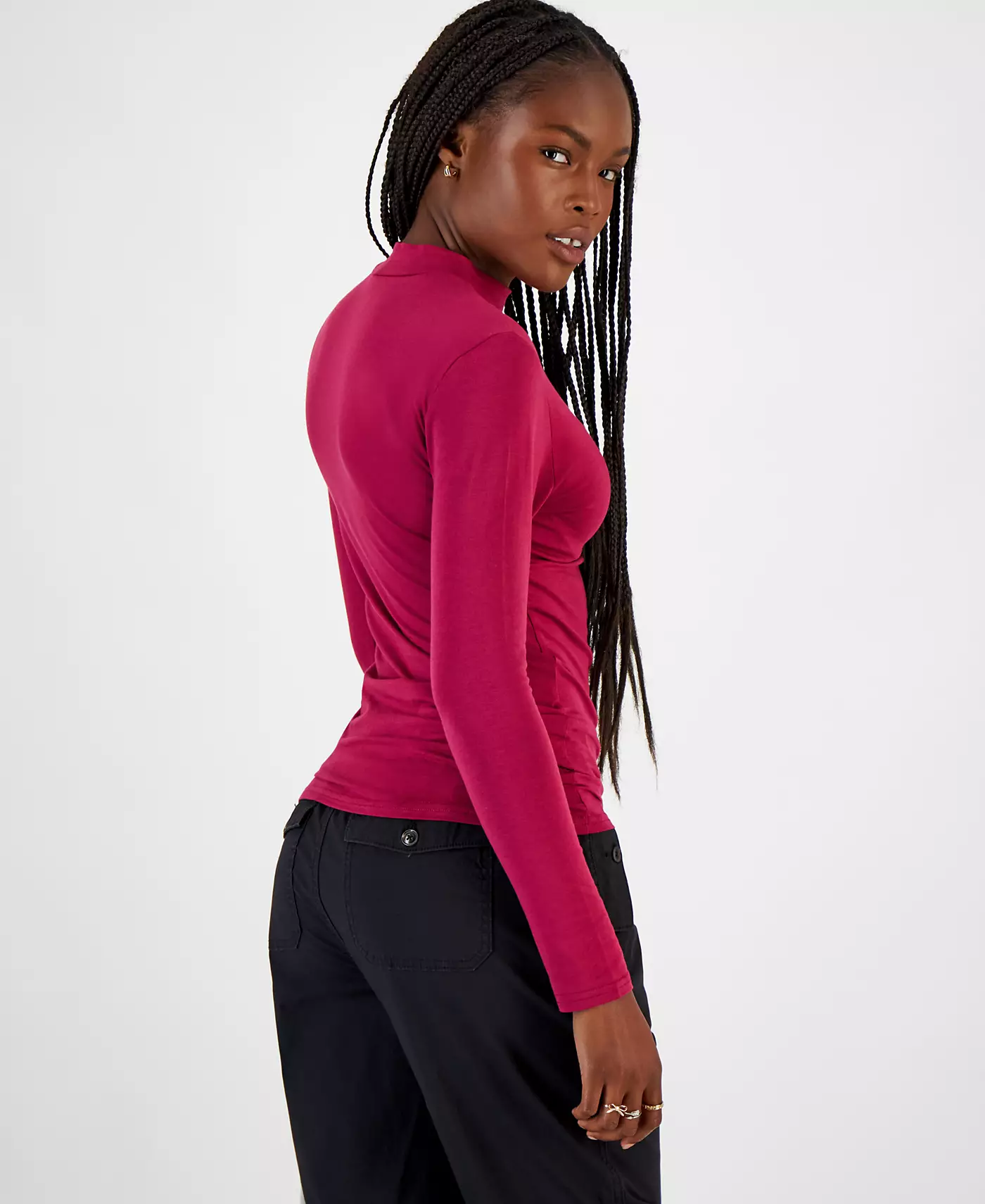 Футболка с длинными рукавами и воротником-стойкой Aveto Juniors