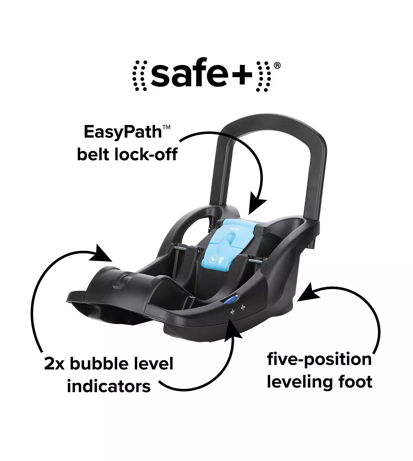 Система для путешествий Diono Quantum 4 3-в-1 с детским автокреслом LiteClik30 R SafePlus и базой, серый сланец