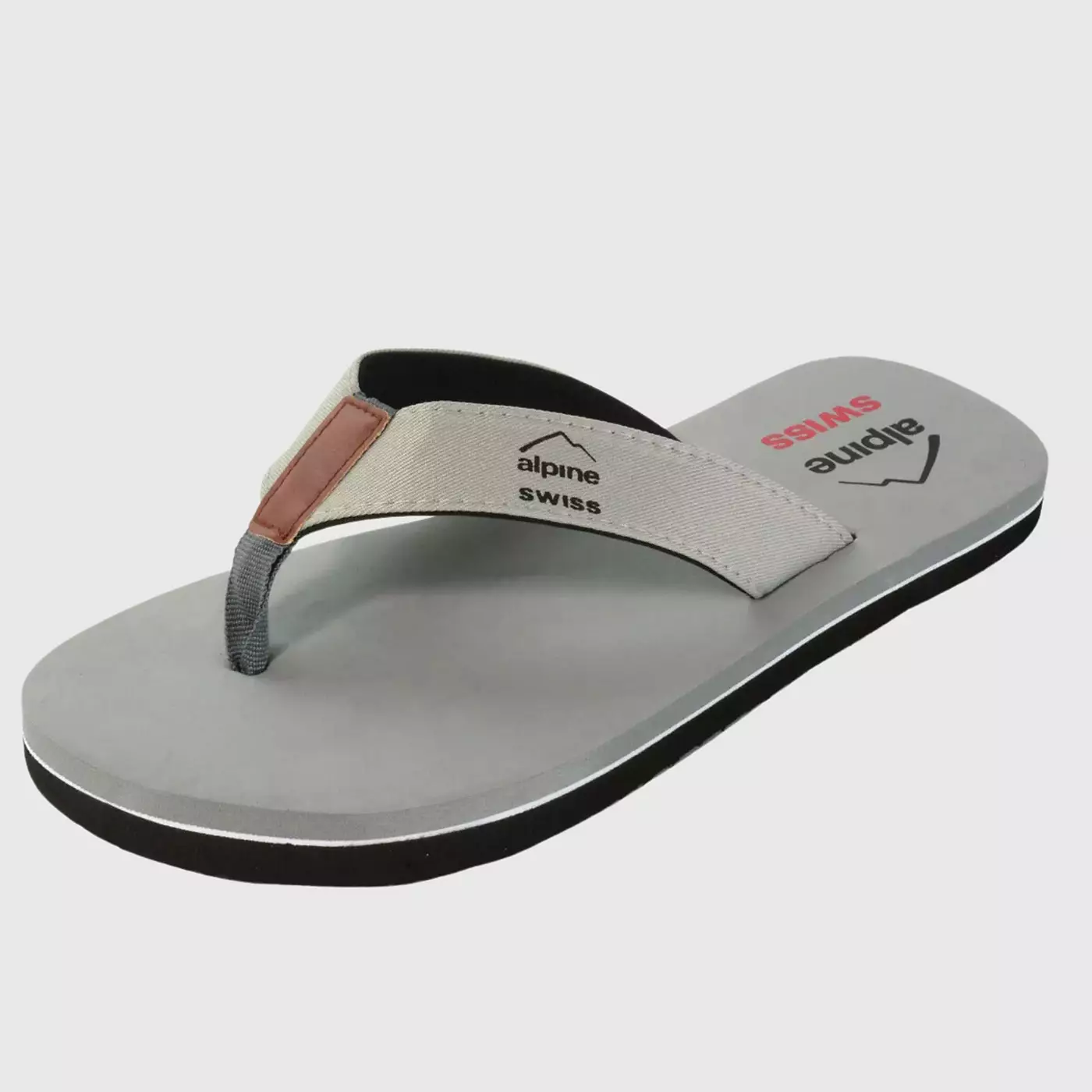 Мужские швейцарские шлепанцы Alpine, пляжные сандалии, подошва EVA, легкие, удобные вьетнамки