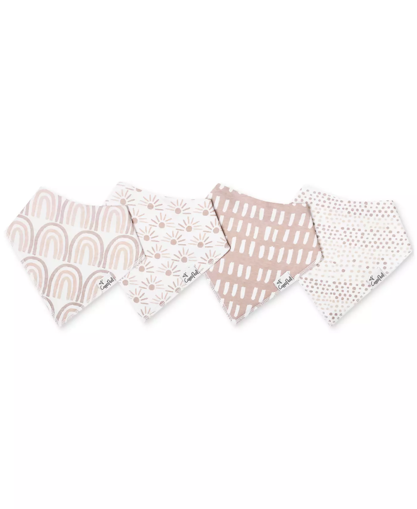 Комплект детских бандан с нагрудником Copper Pearl, 4 шт.