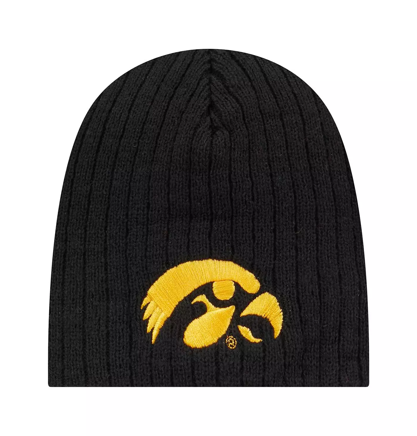 New Era Baby Boys and Girls Black Iowa Hawkeyes Mini Fan Beanie