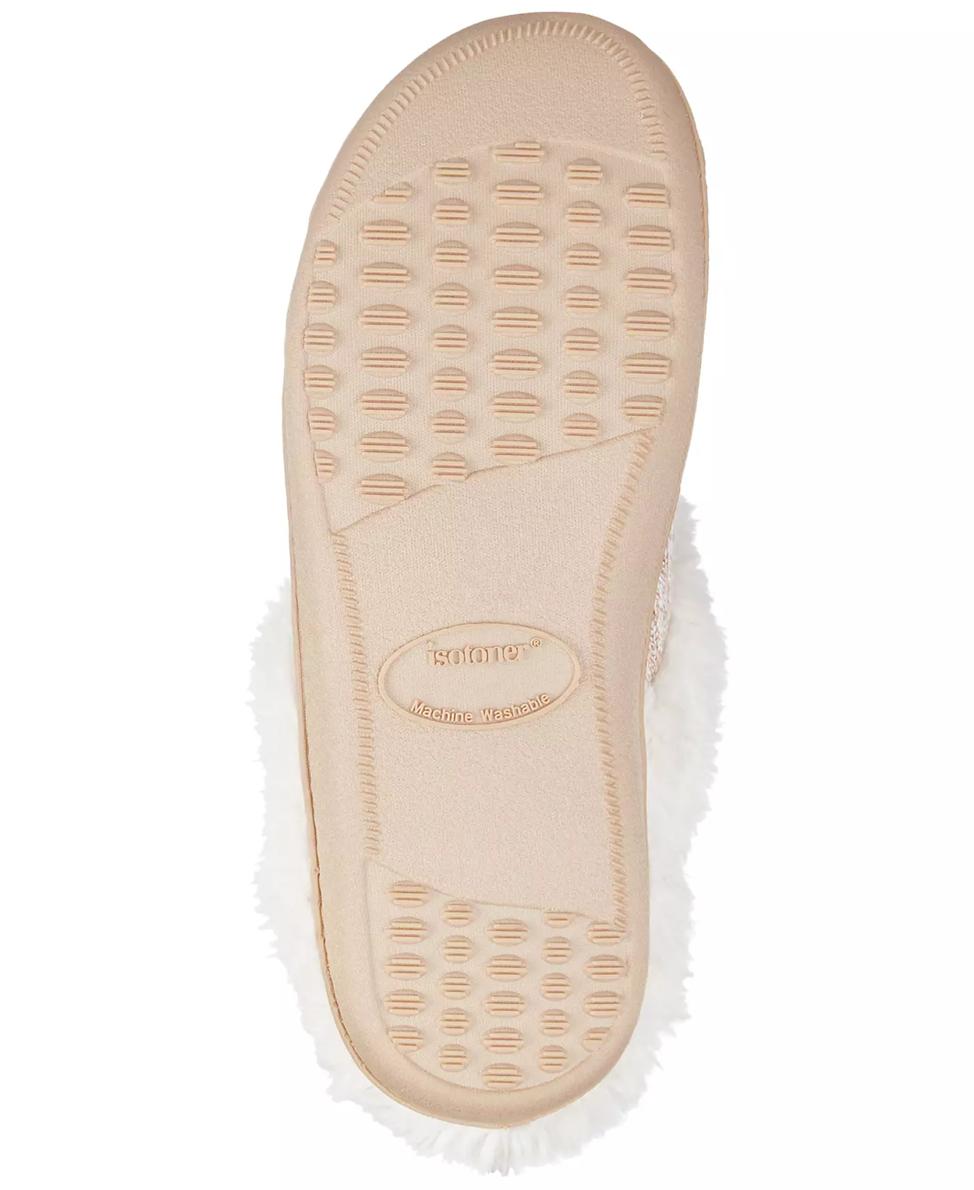 Isotoner Signature женские тапочки-сабо Caroline Sweater с ребристым узором