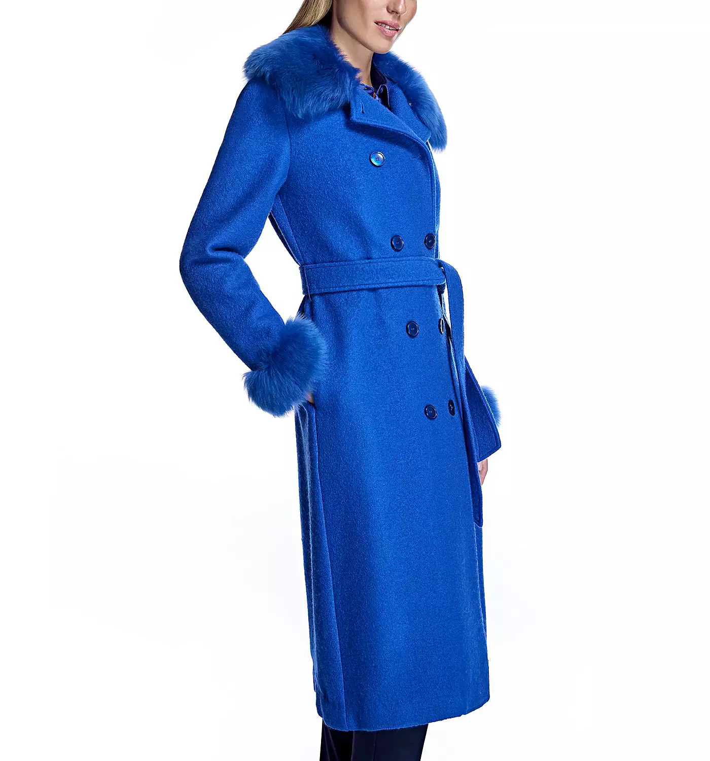 Julia & Stella By Maximilian женское двубортное пальто-халат