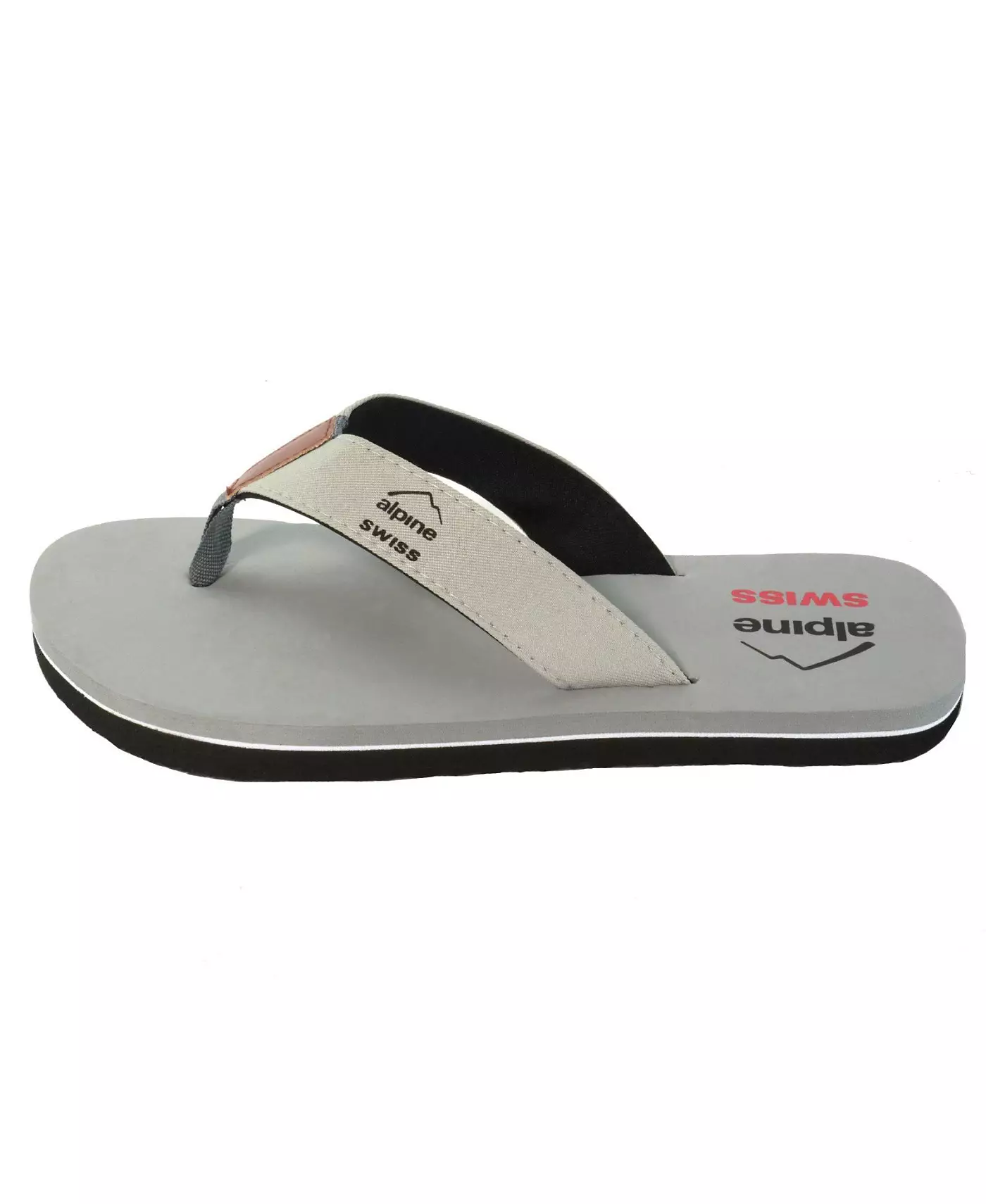 Мужские швейцарские шлепанцы Alpine, пляжные сандалии, подошва EVA, легкие, удобные вьетнамки