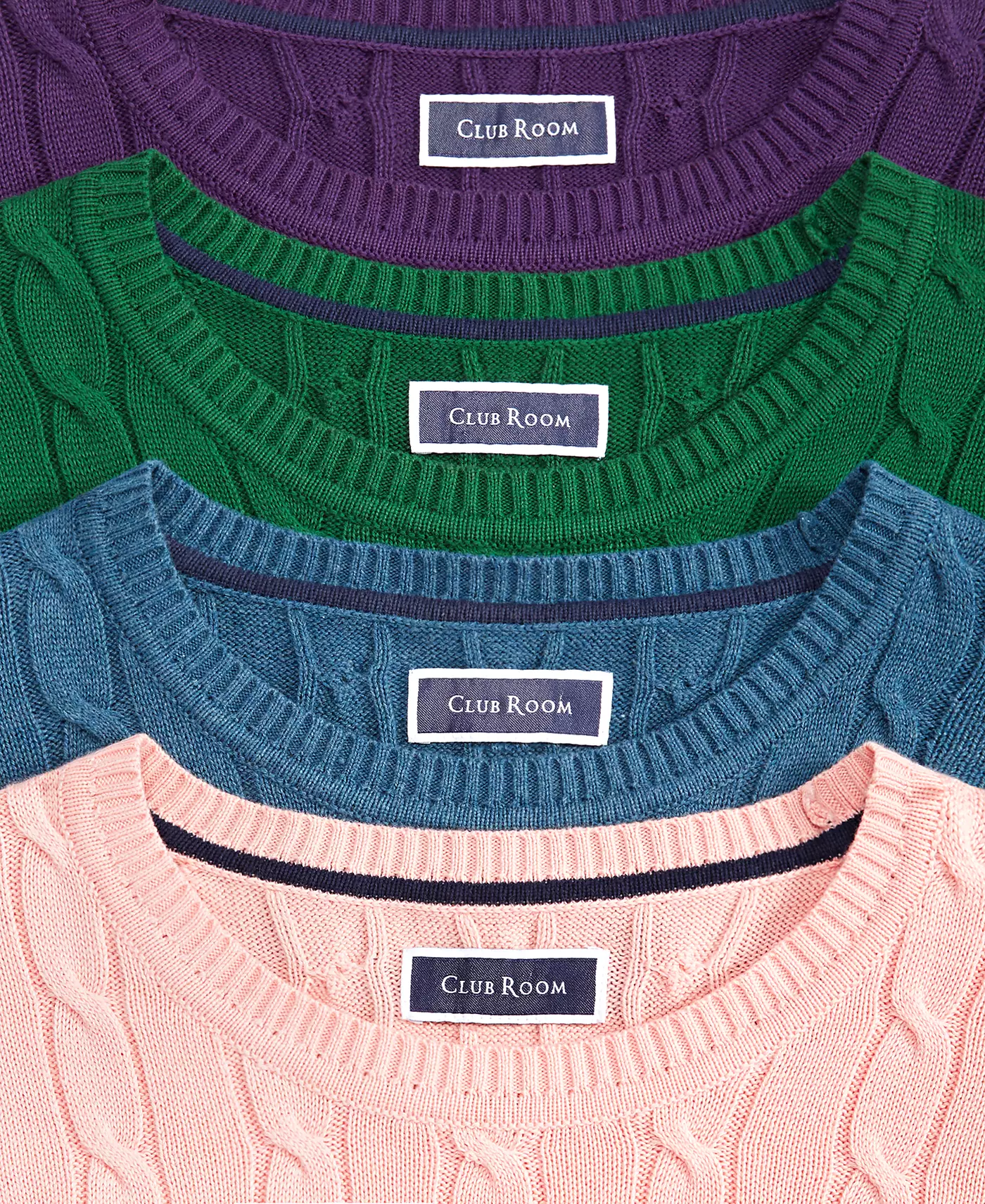 Мужской хлопковый свитер с косичной вязкой, созданный для Macy's