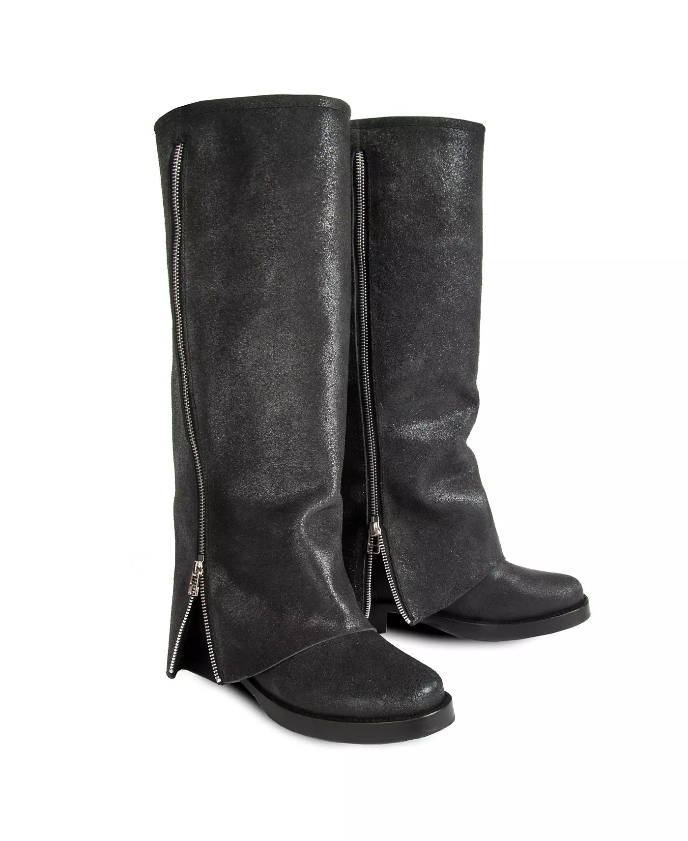 Кожаные байкерские ботинки URBNKICKS "CUFF" от URBNKICKS