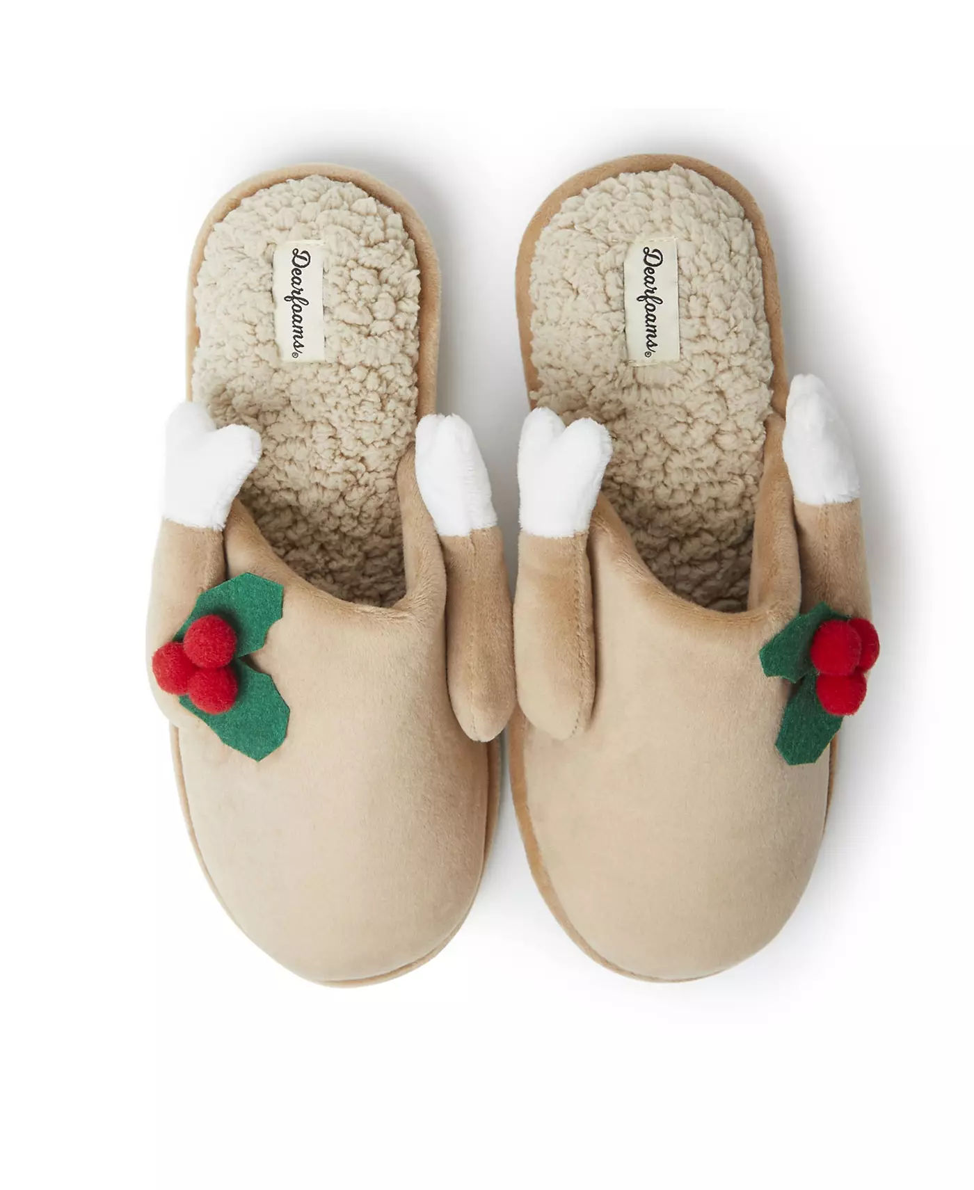Мужские тапочки Dearfoams Carson Holiday Thanksgiving Turkey Scuff