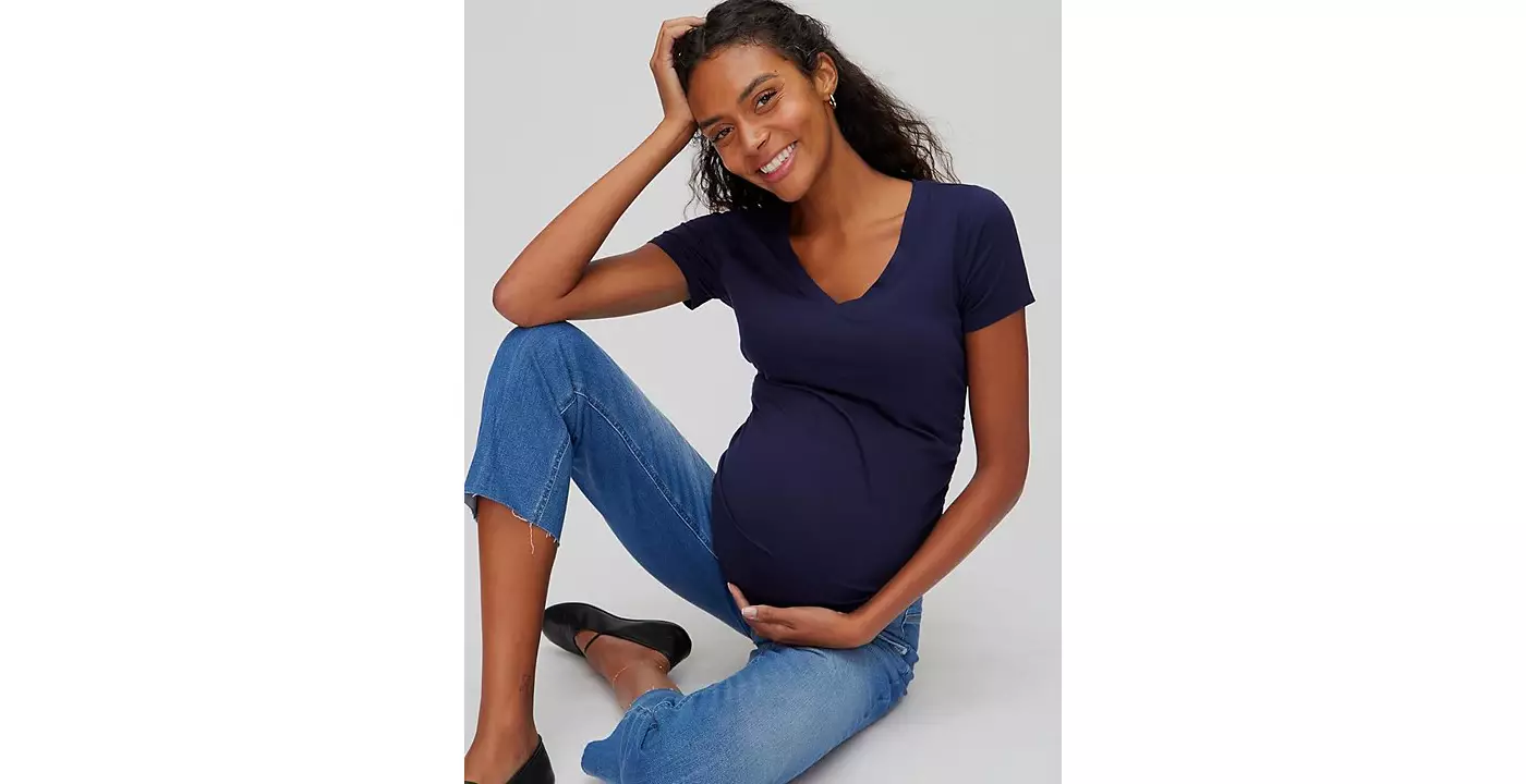 Материнство Материнство Женские Секретные Джинсы Покроя Через Живот Прямые Джинсы Для Беременных Джинсы - Материнство Материнство