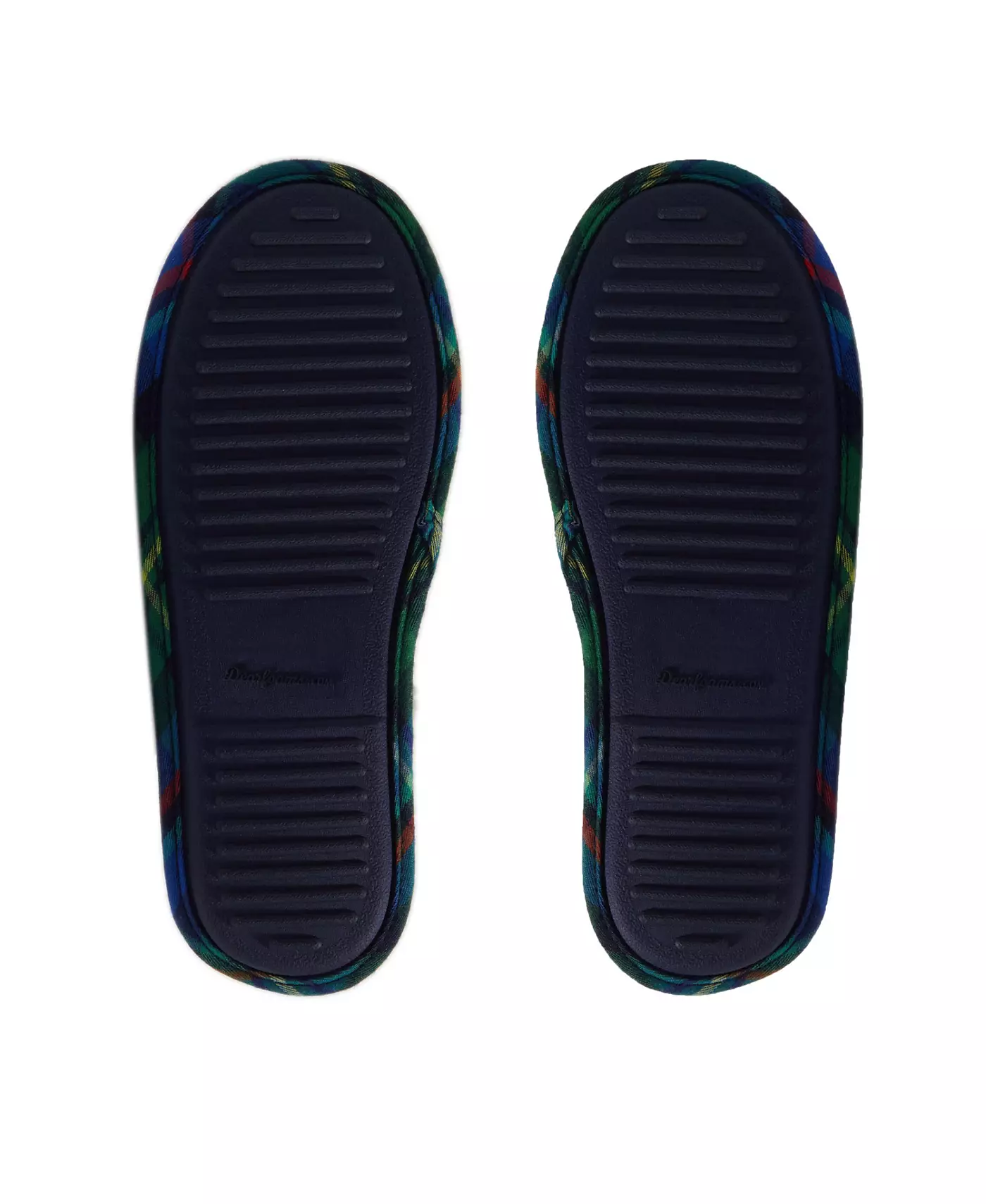 Мужские тапочки Dearfoams Papa Bear Plaid Dad Scuff