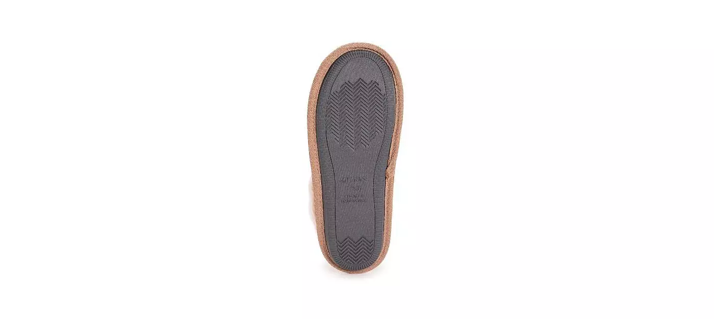 МУК ЛУКС Женские скошенные тапочки с блестками потертости