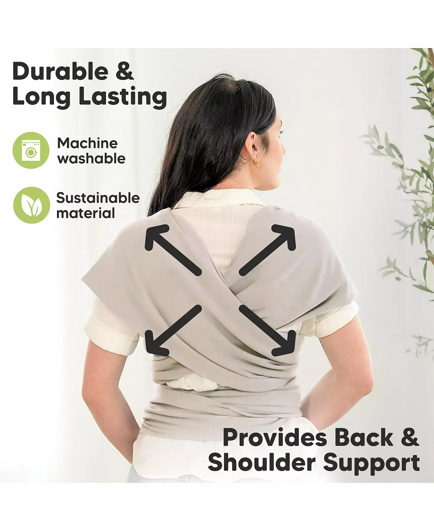 KeaBabies Original Baby Wraps Carrier, Baby Sling Carrier, Stretchy Infant Keng для новорожденных, малышей