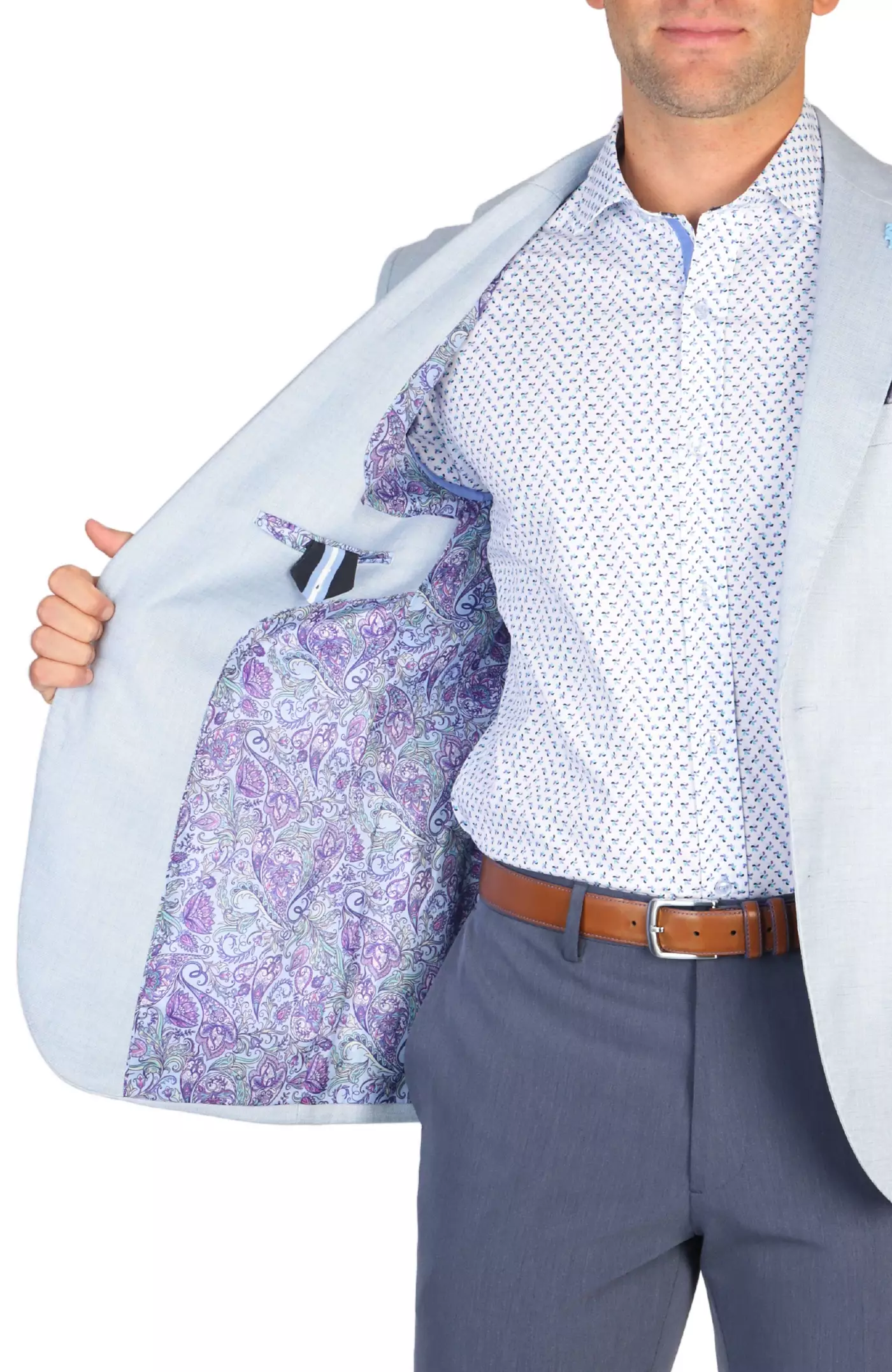 Мужское спортивное пальто Tailorbyrd Birdseye Textured Melange