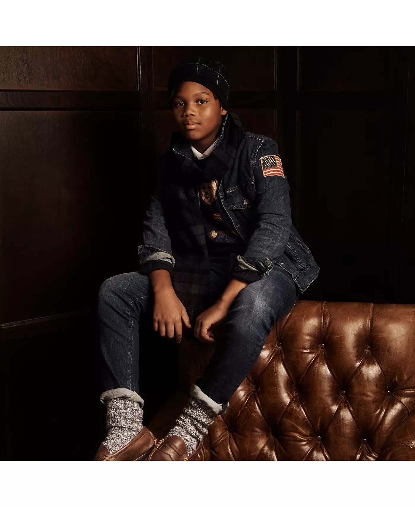 Polo Ralph Lauren куртка Trucker из хлопкового денима для малышей, маленьких и больших мальчиков