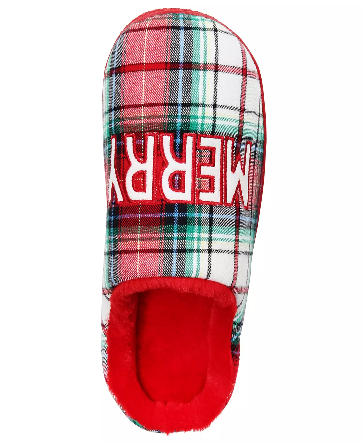 Пижама для всей семьи Holiday Lane, унисекс, тапочки Merry Winterton в клетку