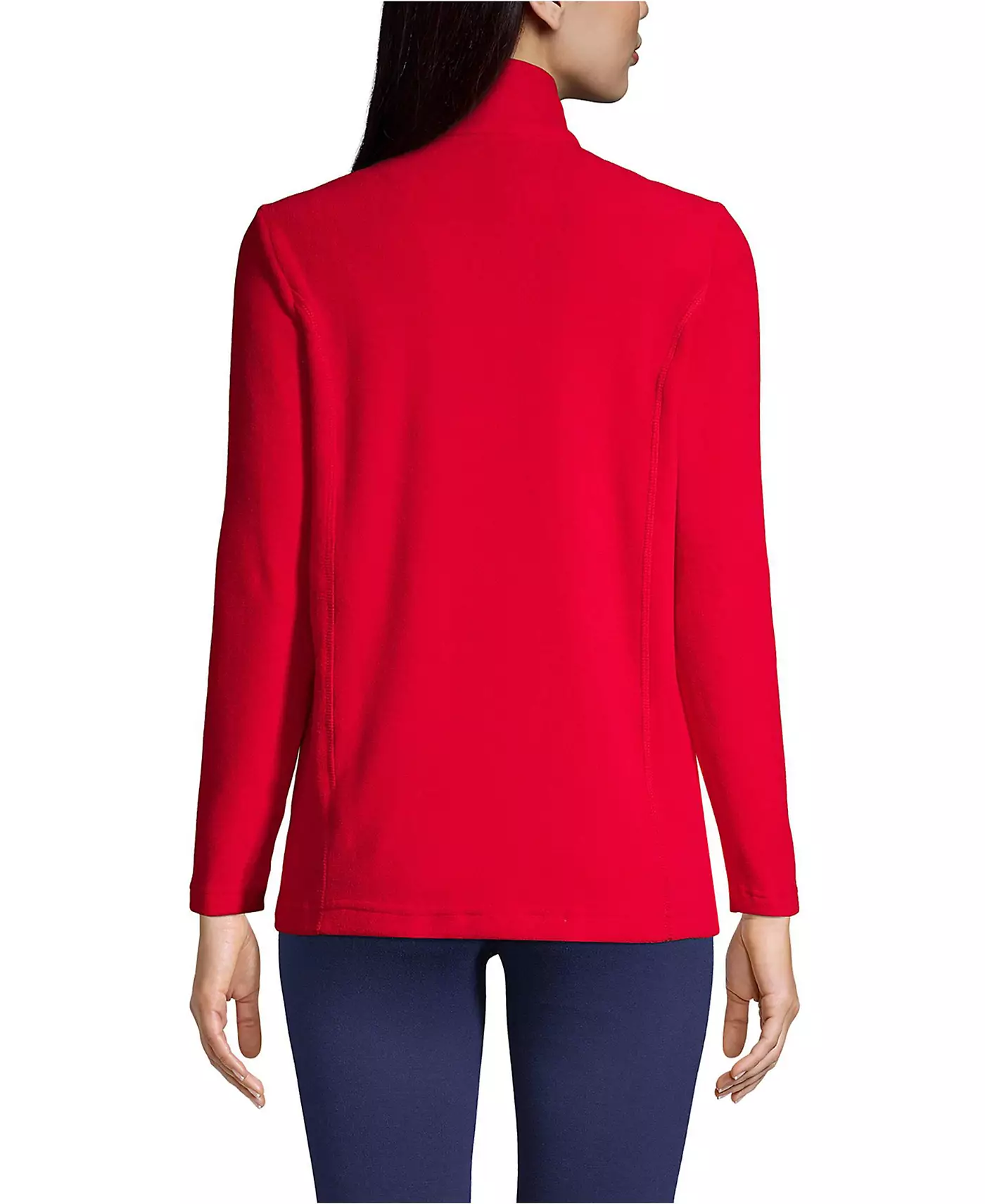 Женская флисовая куртка Lands' End Anyweather на молнии