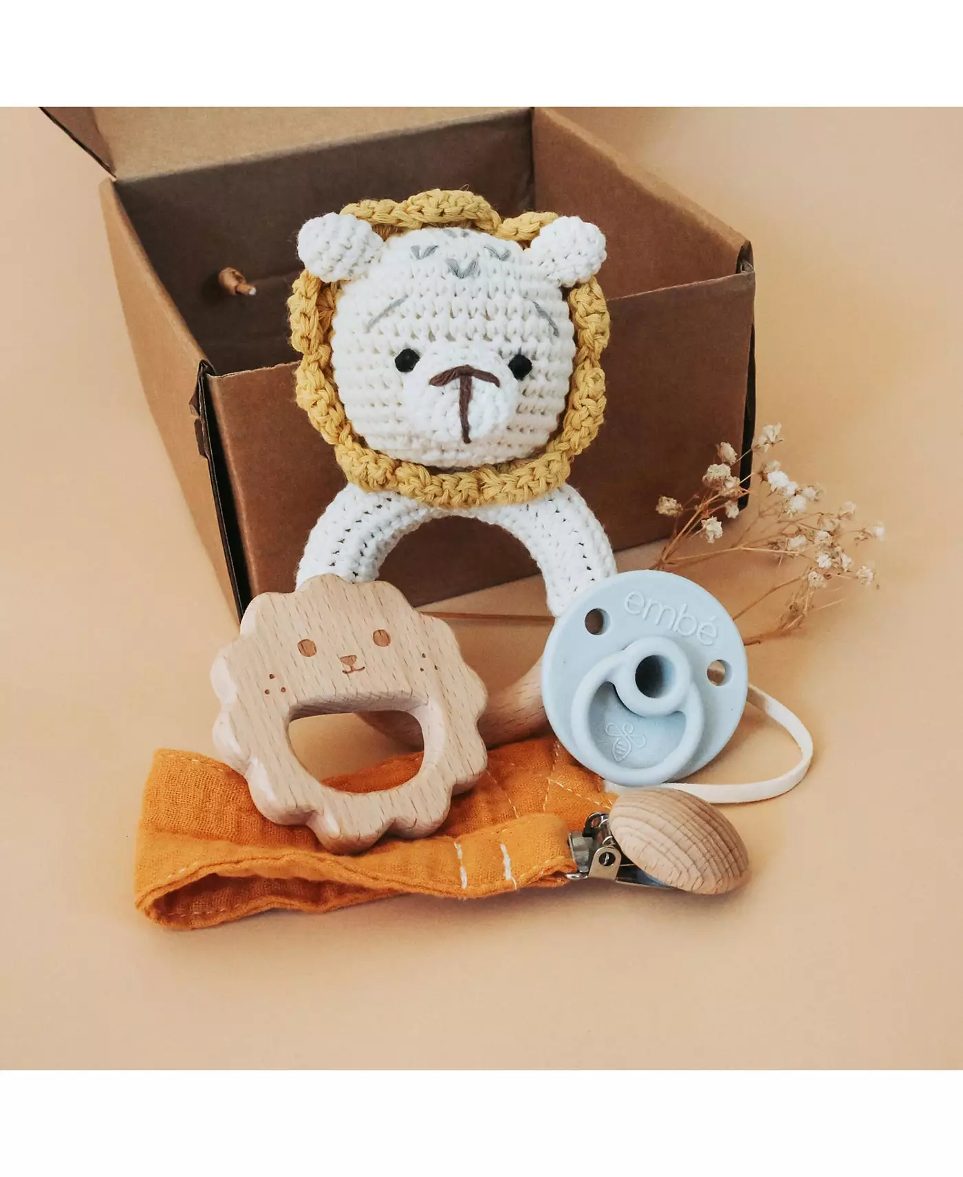 Embe Binnie выдвижная соска-пустышка для новорожденного Подарочный набор от