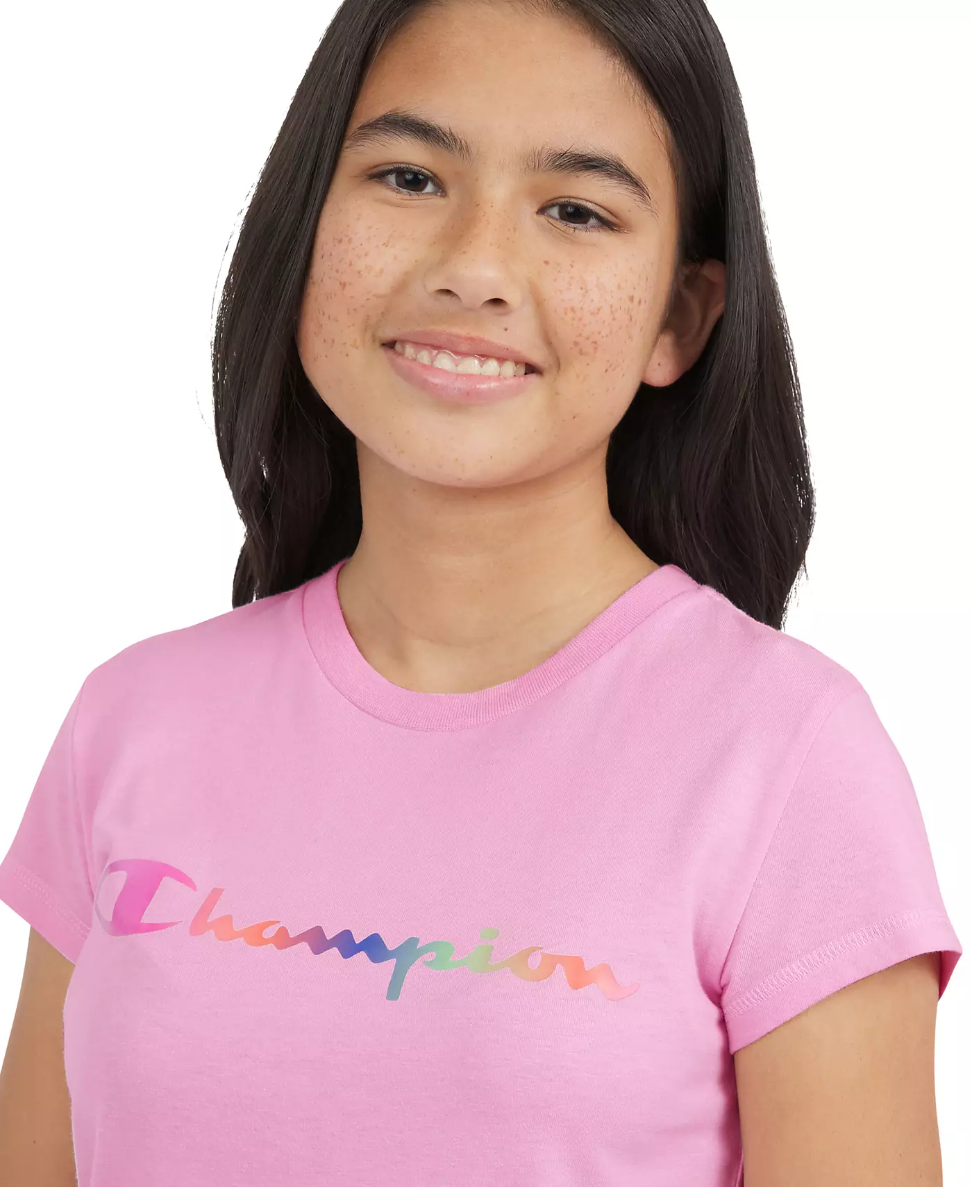 Футболка с короткими рукавами и графическим принтом Champion Big Girls