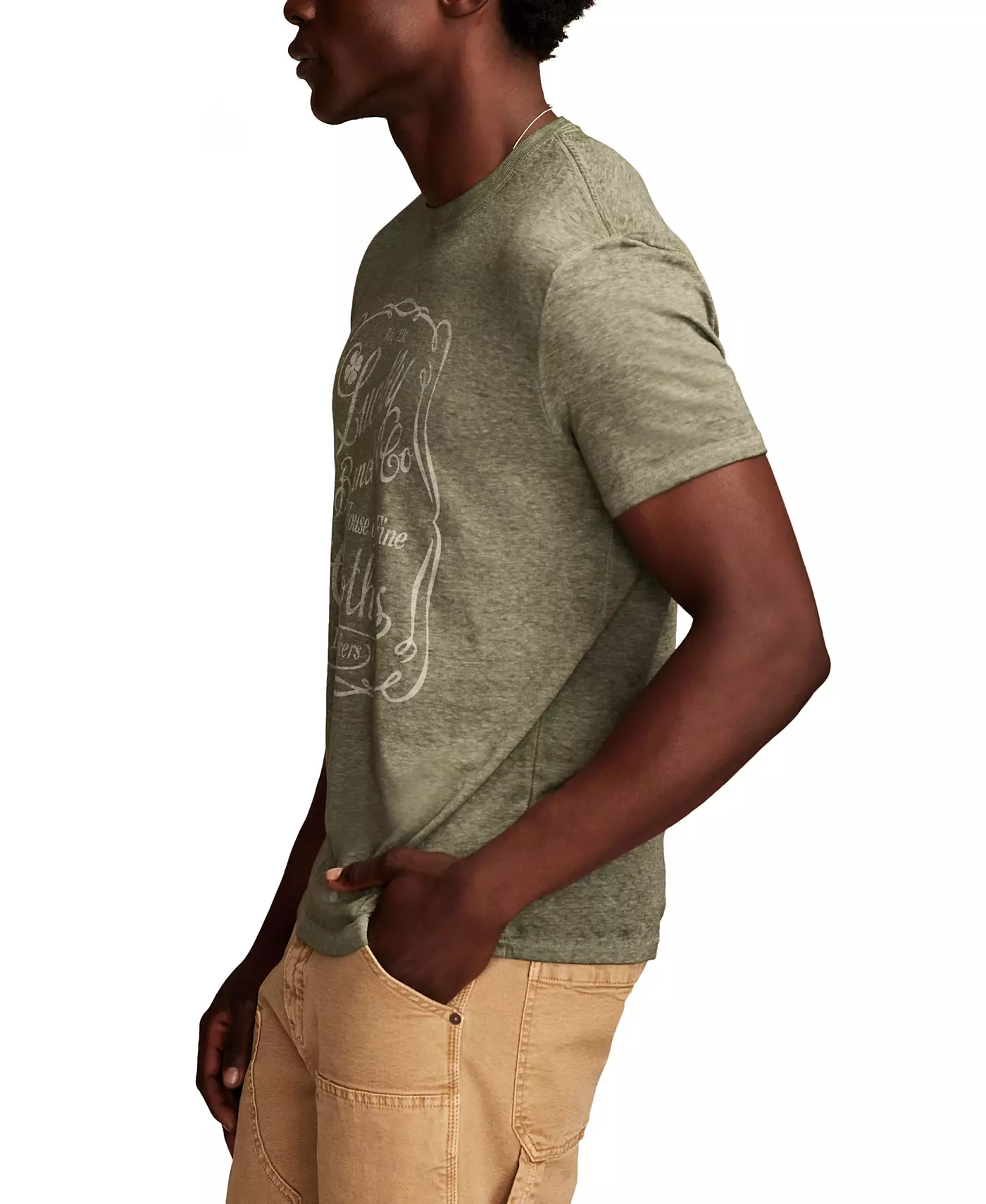 Мужская рубашка Lucky Brand Lucky Label