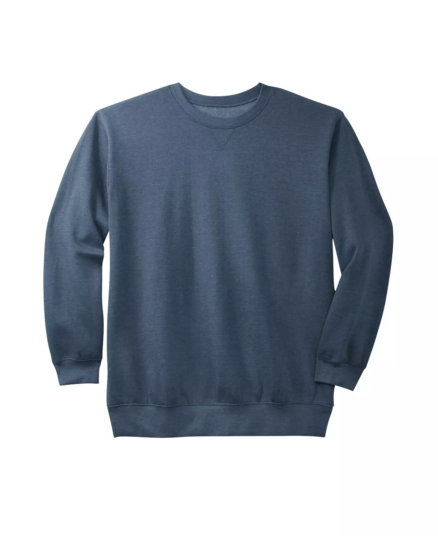 Толстовка KingSize Big & Tall из флиса с круглым вырезом