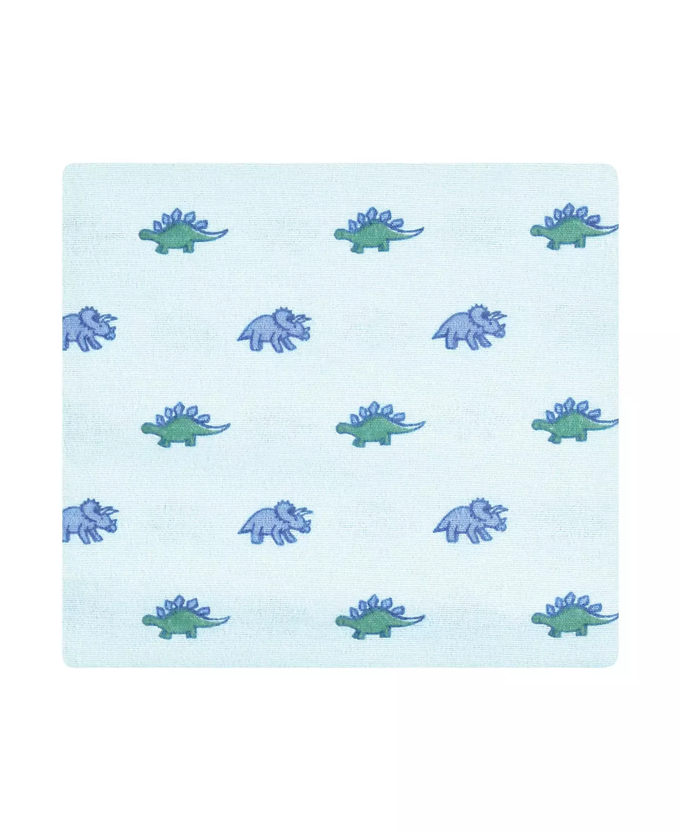 Комплект детских одеял Hudson Baby Cotton Poly Flannel, пастельный цвет Dino, один размер