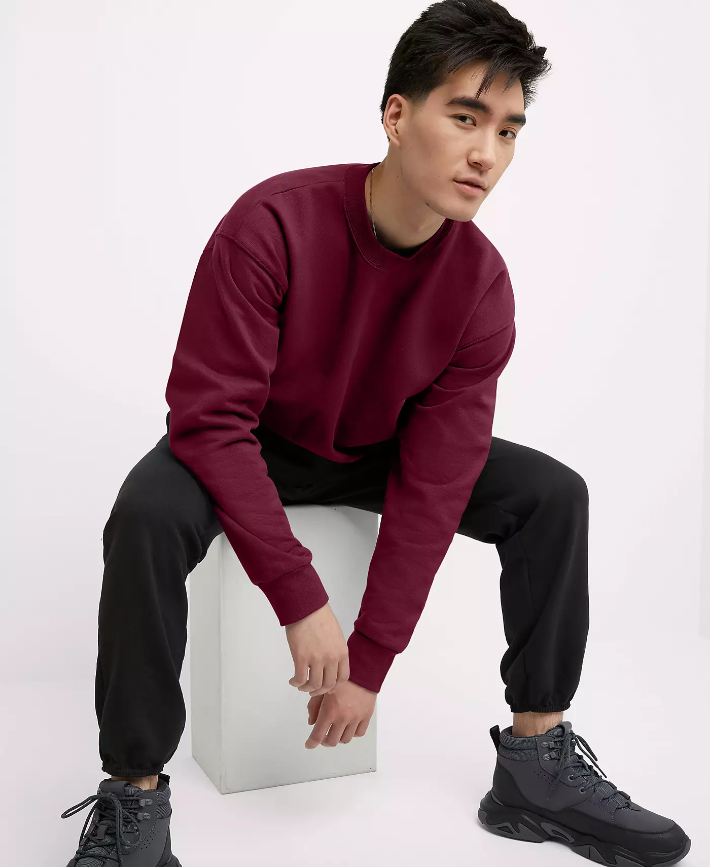 Мужская толстовка Hanes Ultimate Heavyweight Fleece Crewneck