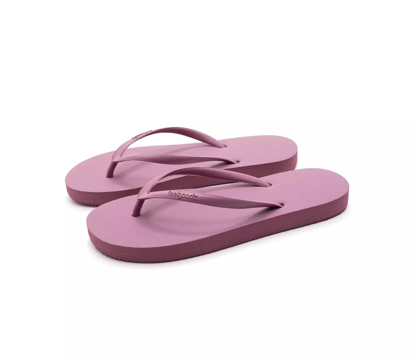 Женские сандалии-шлепанцы Feelgoodz Slimz Core из натурального каучука