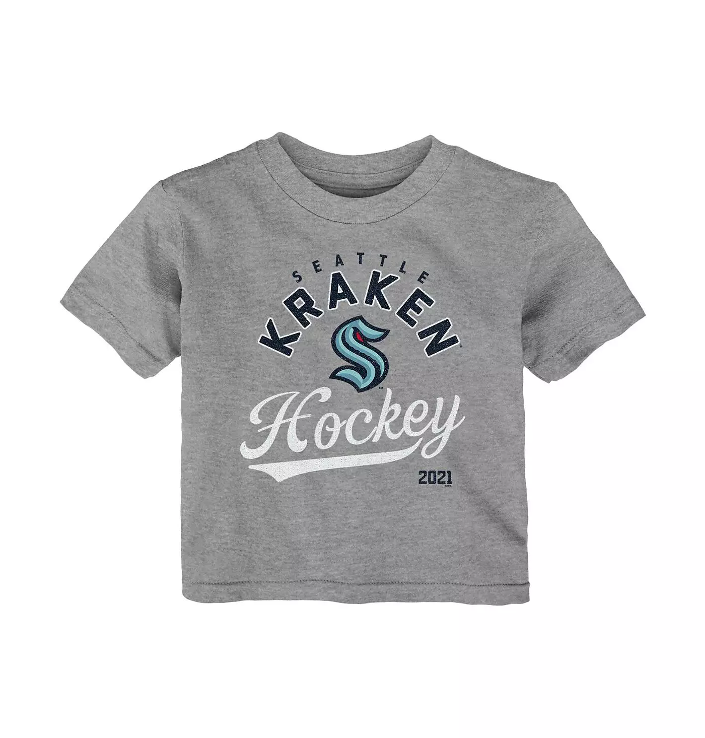Футболка Outerstuff Infant Boys and Girls Heather Grey Seattle Kraken Take The Lead