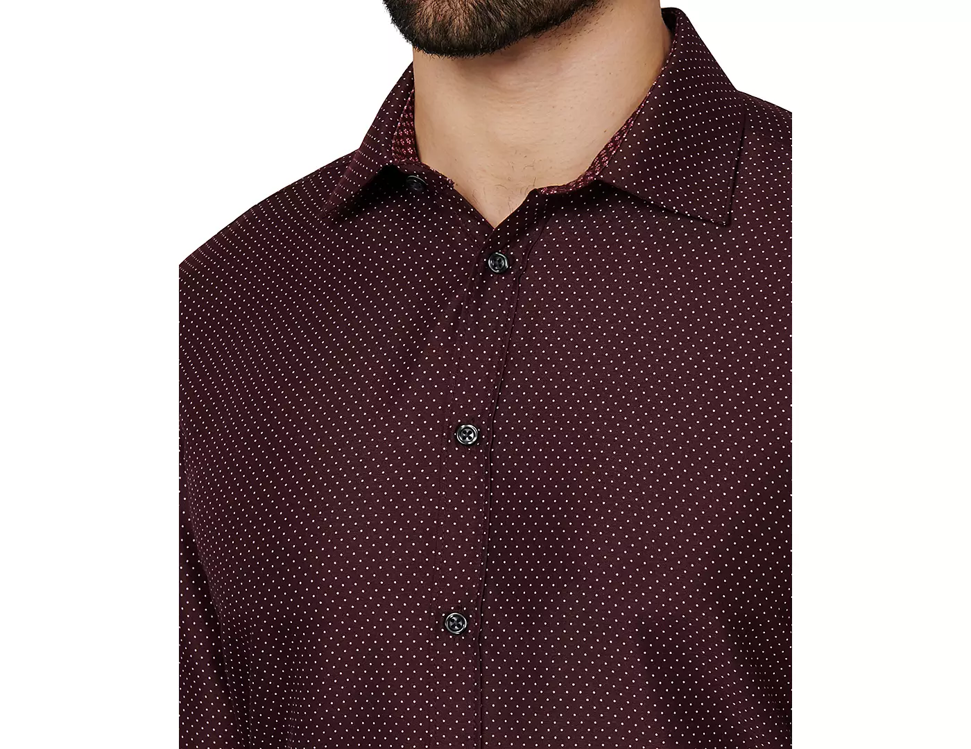 Мужская рубашка Calabrum Regular Fit Dot Print Wrinkle Free Performance