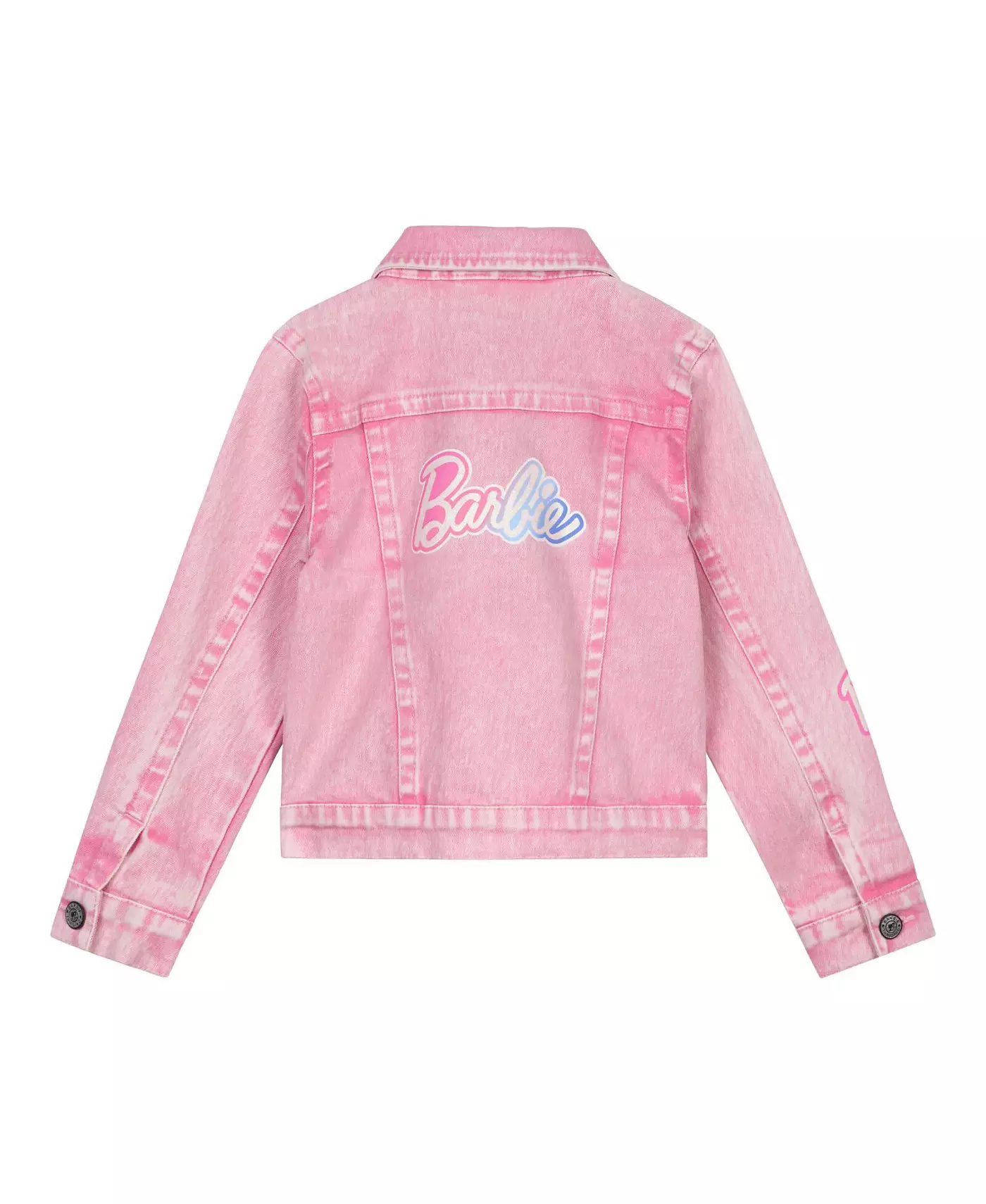 Розовая джинсовая куртка Барби