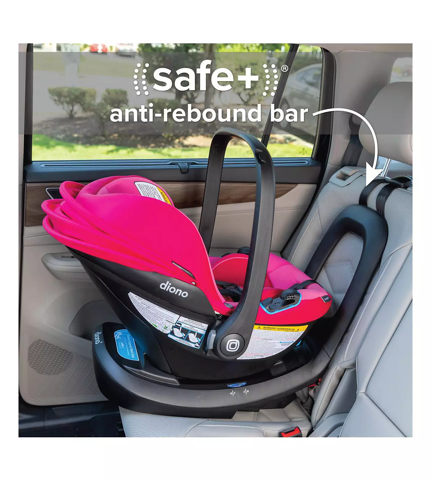 Детское автокресло Diono LiteClik30 XT SafePlus с базой и защелкой