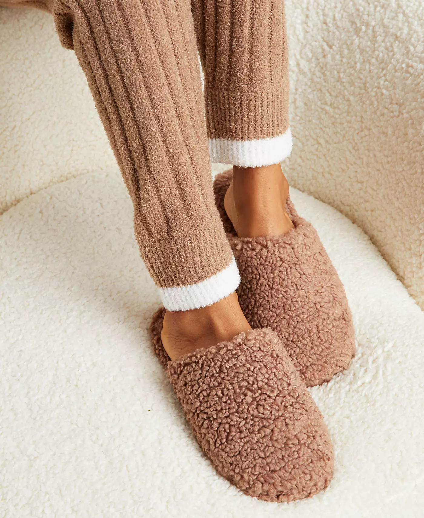 State of Day женские тапочки из шерпы в коробке