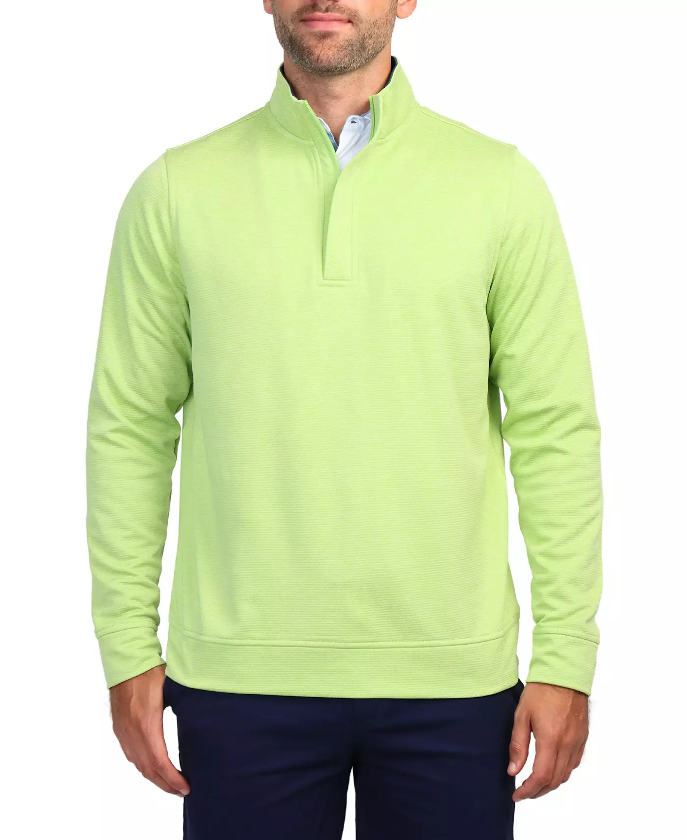 Мужская флисовая кофта Tailorbyrd Luxe Performance с застежкой-молнией на четверть оборота