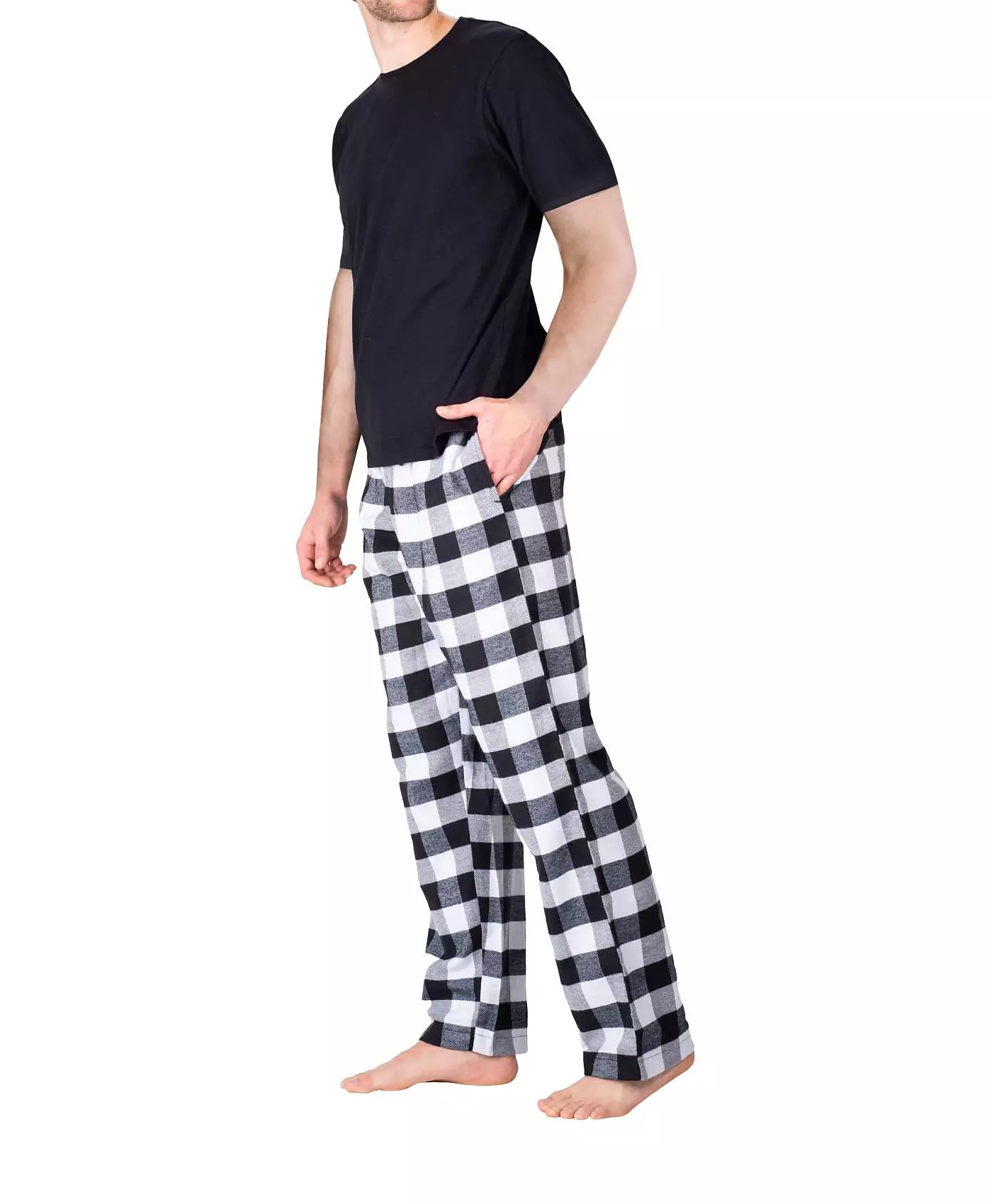 Мужская пижама Sleep Hero с коротким рукавом из фланели
