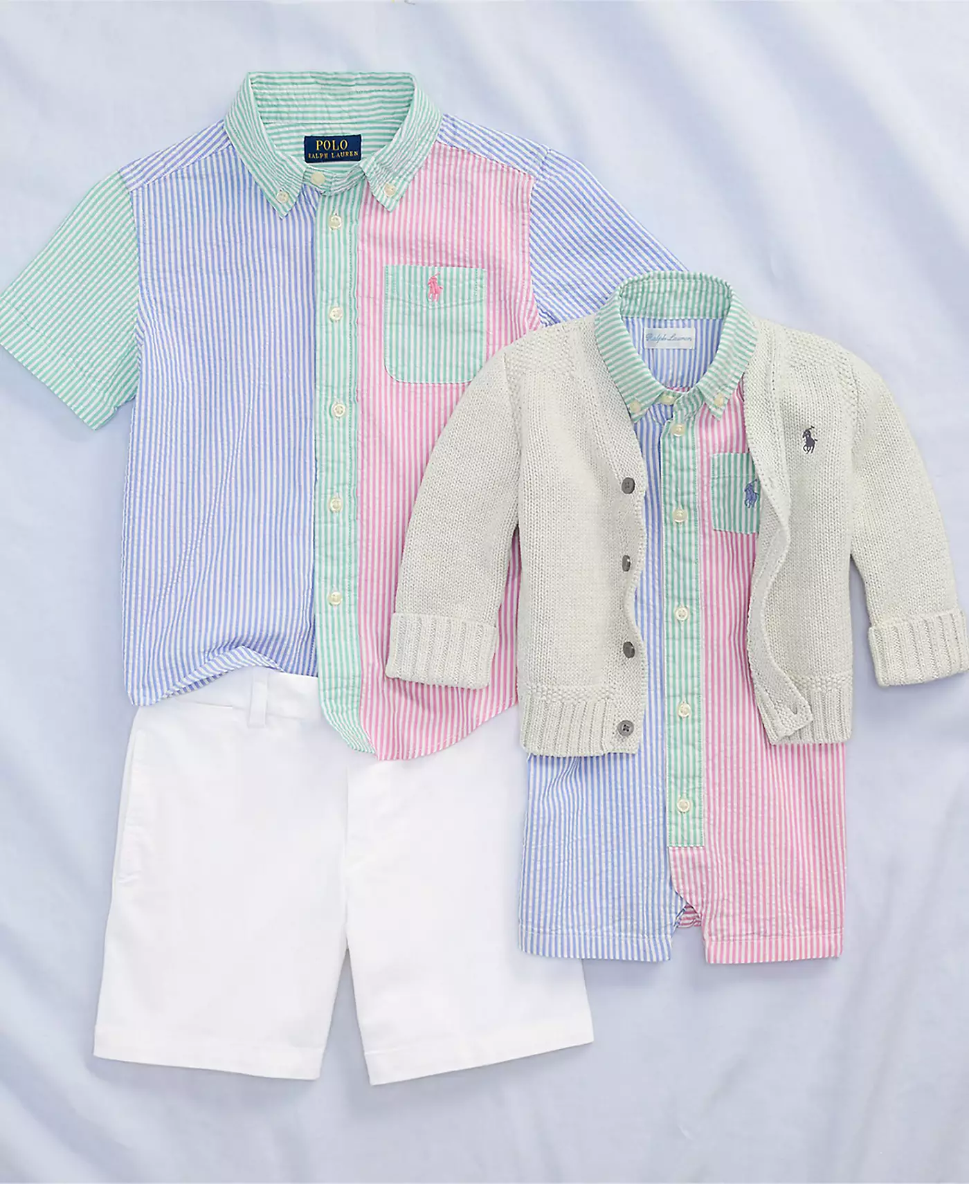 Polo Ralph Lauren Мальчики и Малыши Мальчики Момент Соответствия Братьев И Сестер