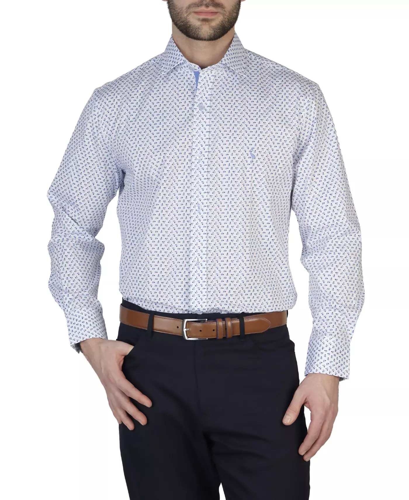 Рубашка с длинным рукавом Tailorbyrd Poplin Stretch