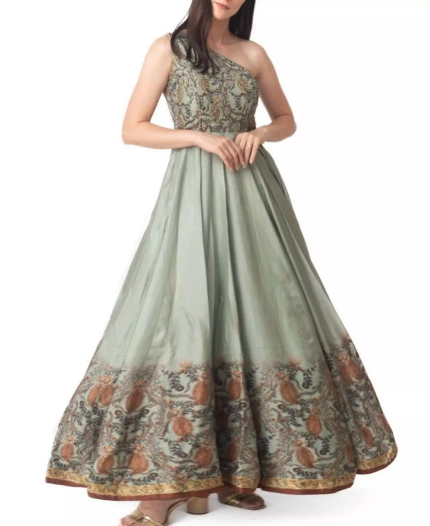 Женское платье на одно плечо RAAS с ручной вышивкой