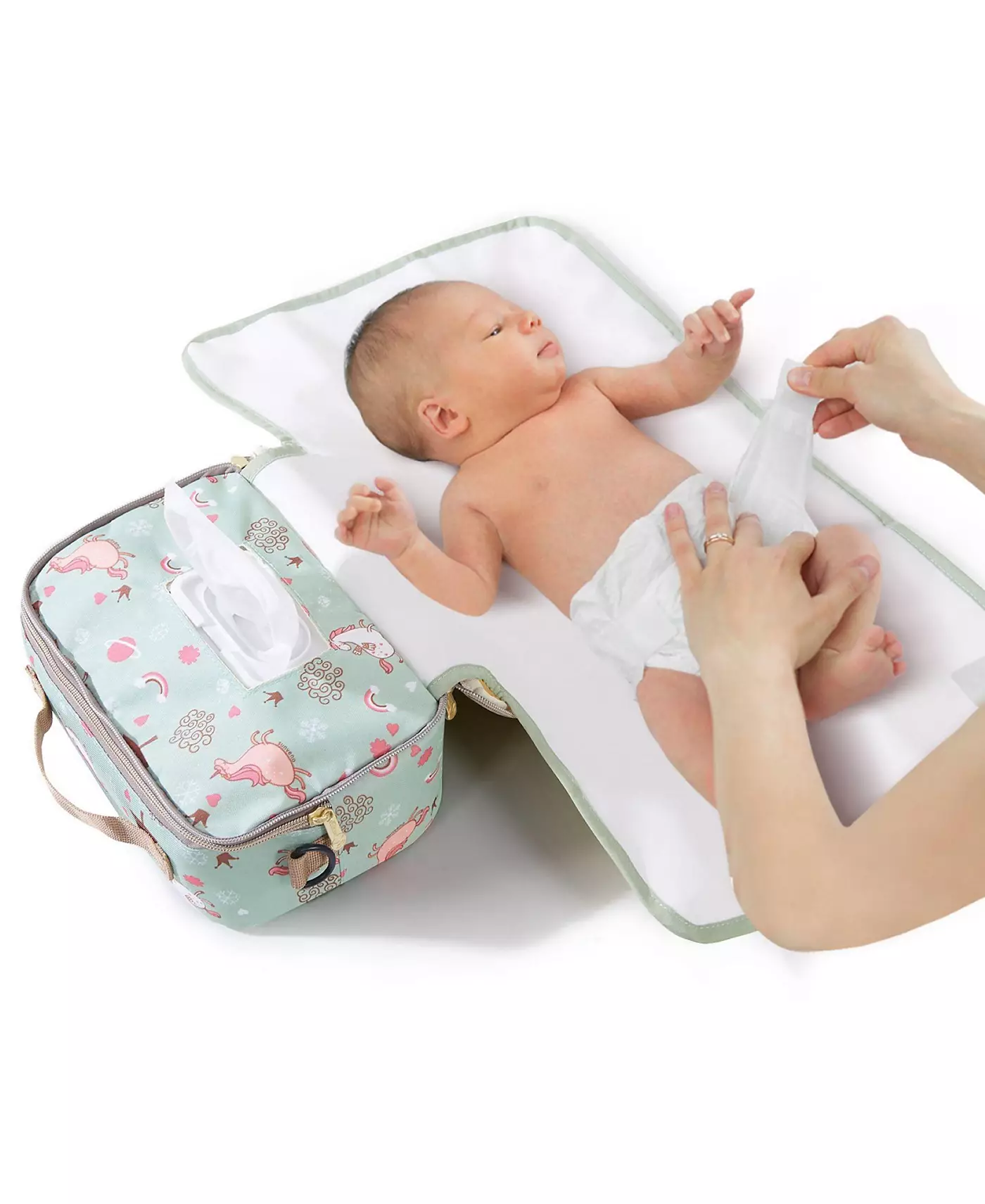 Сумка для пеленания Sunveno Grab and Go с подкладкой